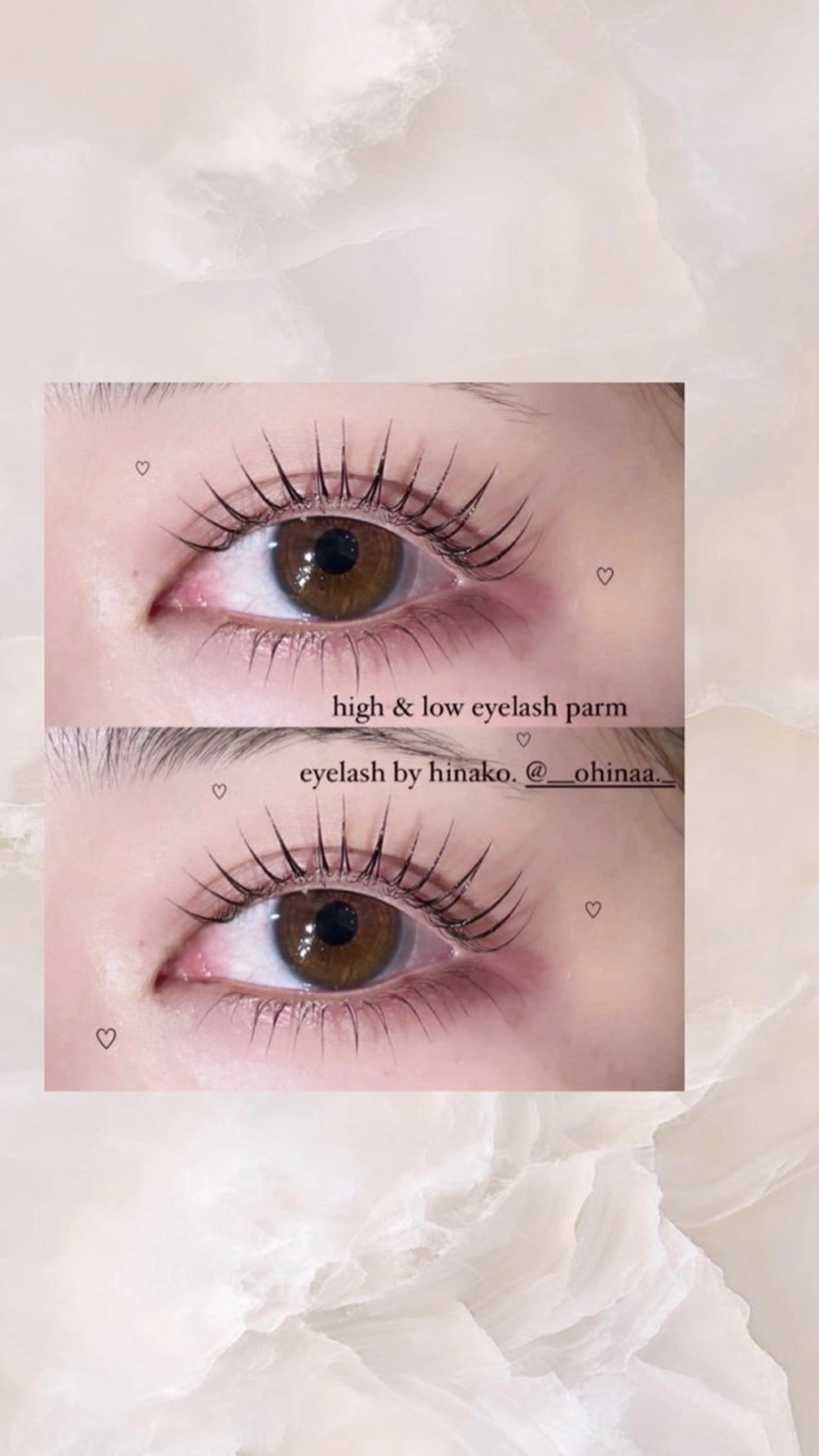 マツエク・マツパ hinako. 〰️のマツエク・マツパデザイン