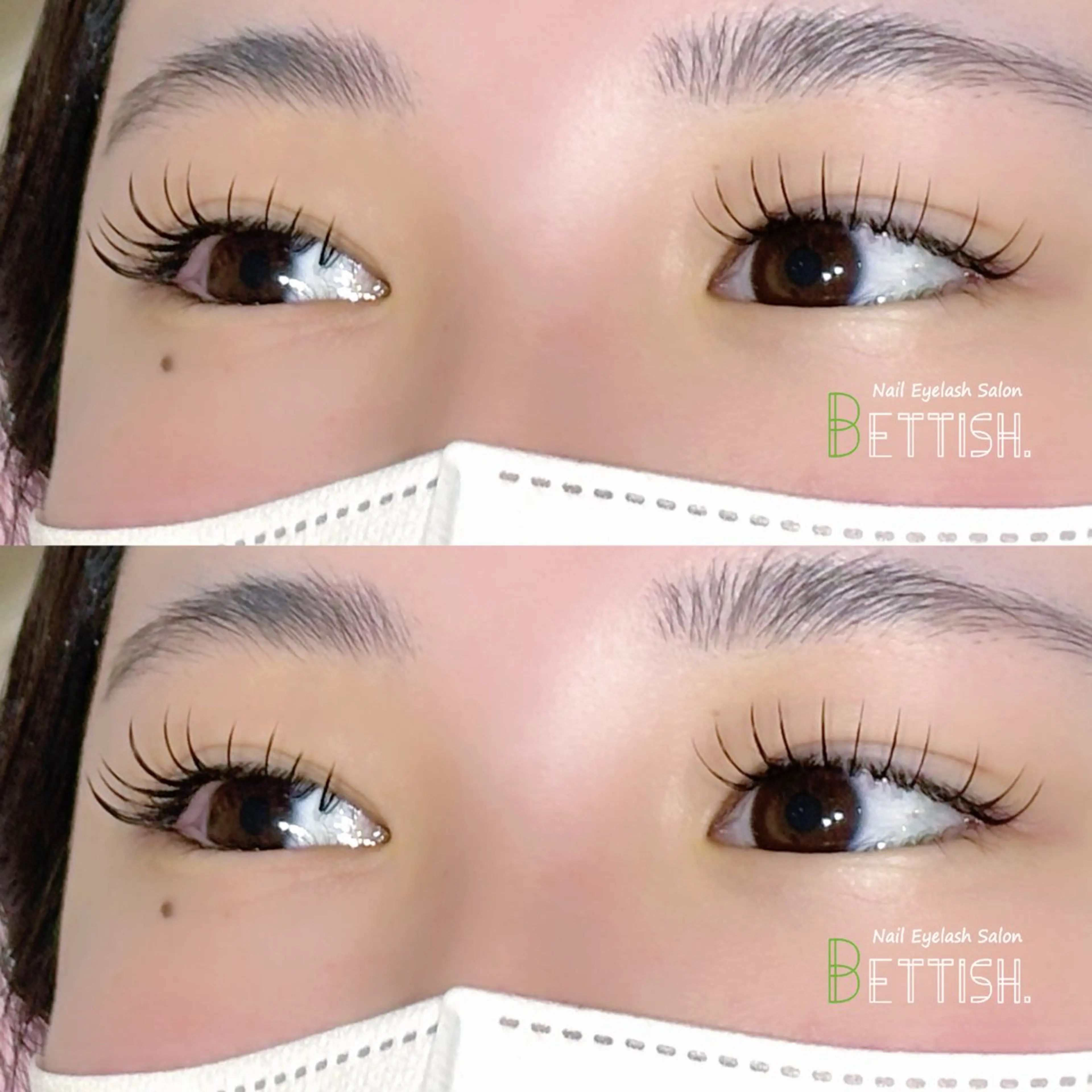 マツエク・マツパ フラットラッシュ マツエク BETTISH🩵 SERIのマツエク・マツパデザイン