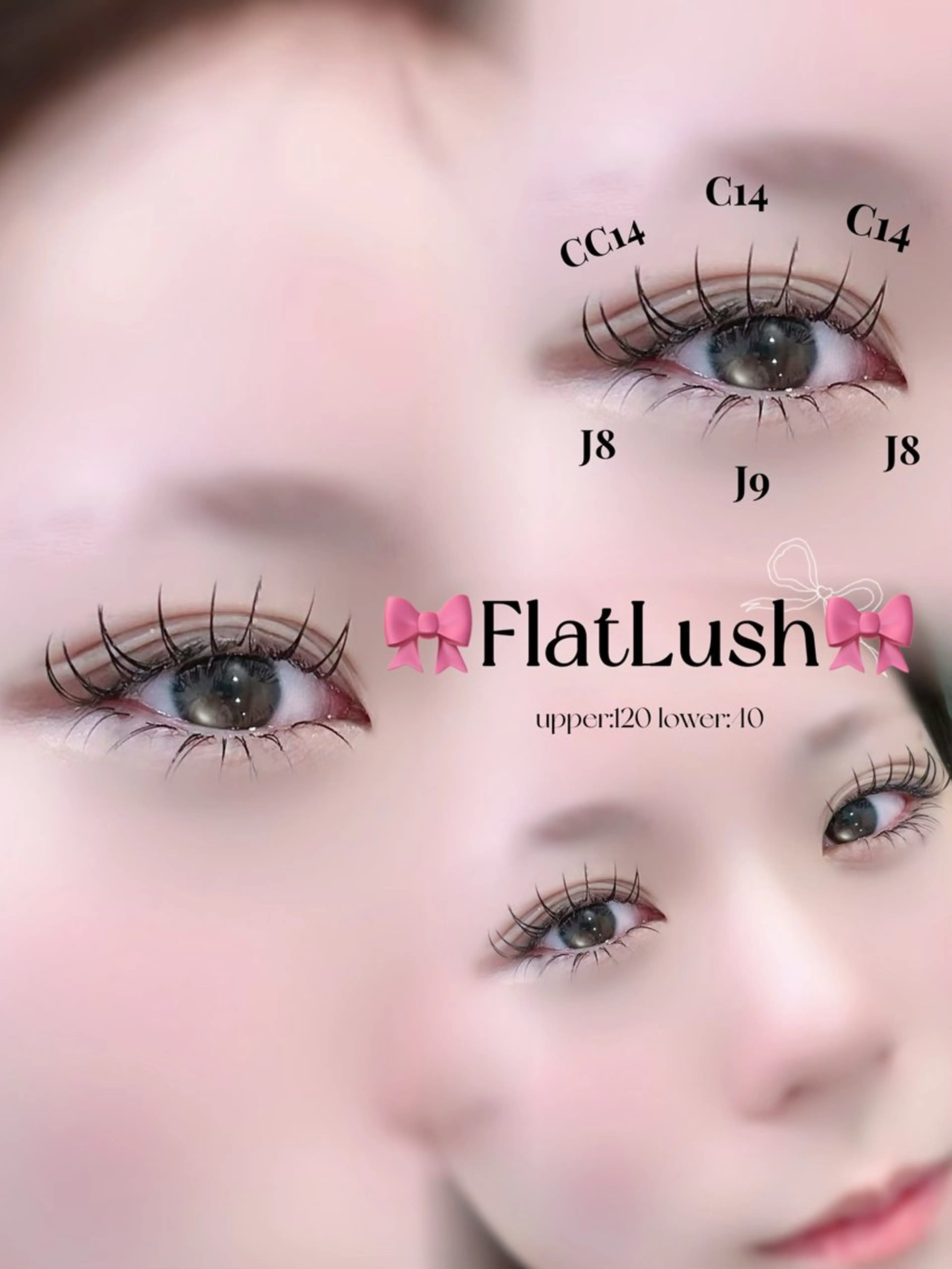 【10日~15日限定】🤍flat lush 120本×下エク60本🤍の写真