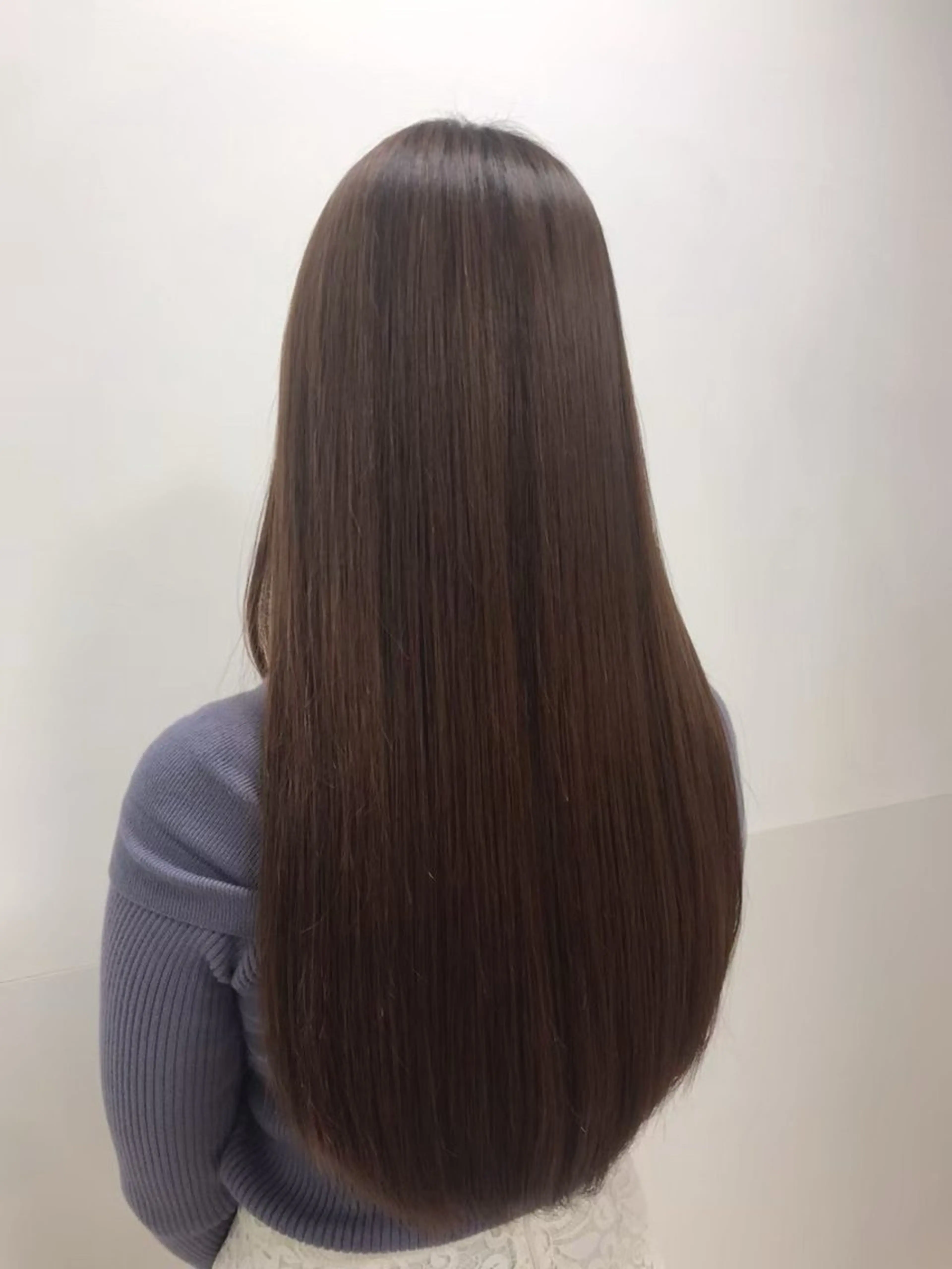 ロング 縮毛矯正 🌷BASSA池袋 🌷ミネモモ🍑🤍のヘアスタイル