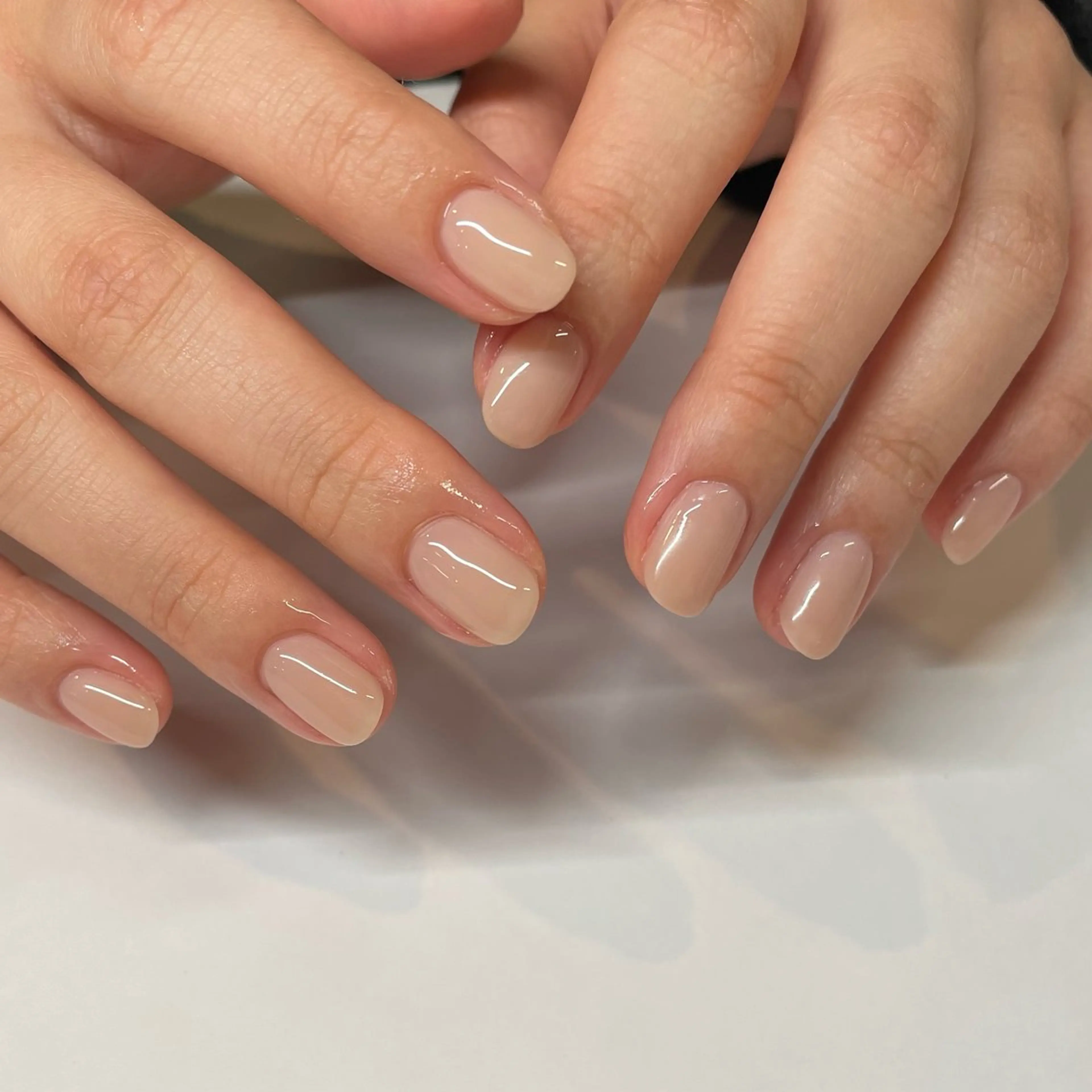 ネイル ワンカラーネイル Manon Yuiのマツエク・マツパデザイン