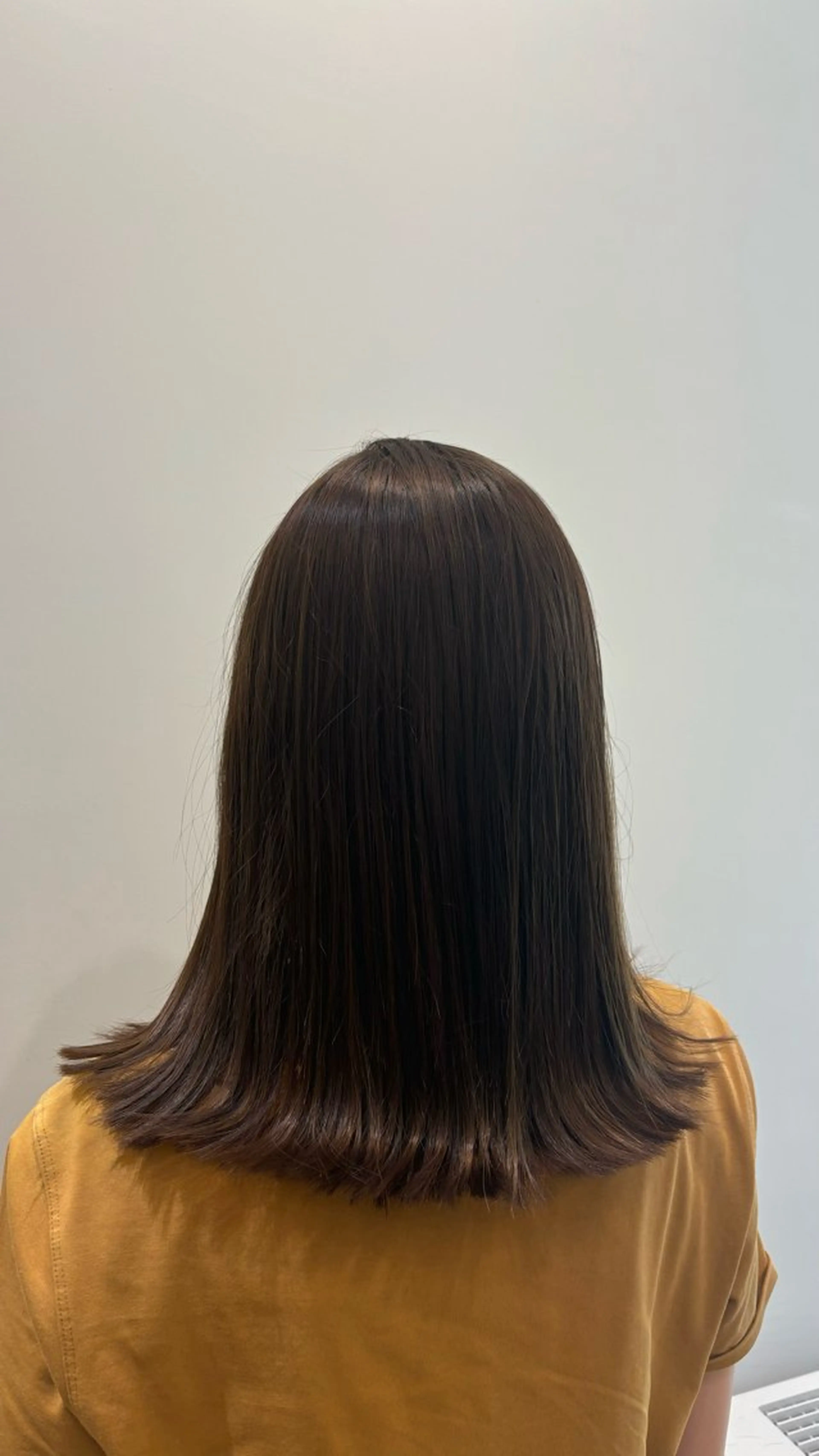 セミロング ヘアカラー 唐澤 碧のヘアスタイル