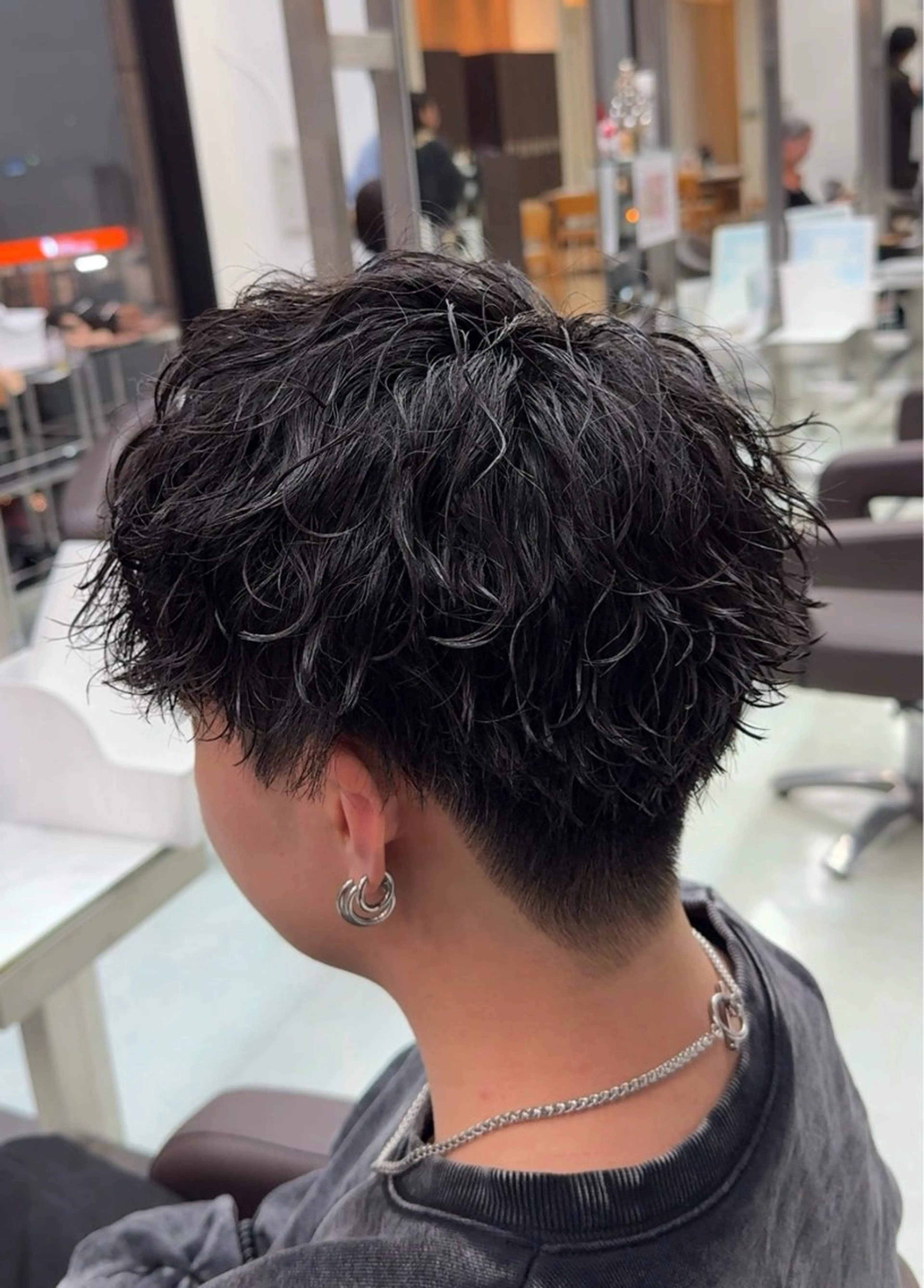 ショート パーマ カット パーマ 小芝涼介/レイヤー /メンズパーマ✂️のヘアスタイル