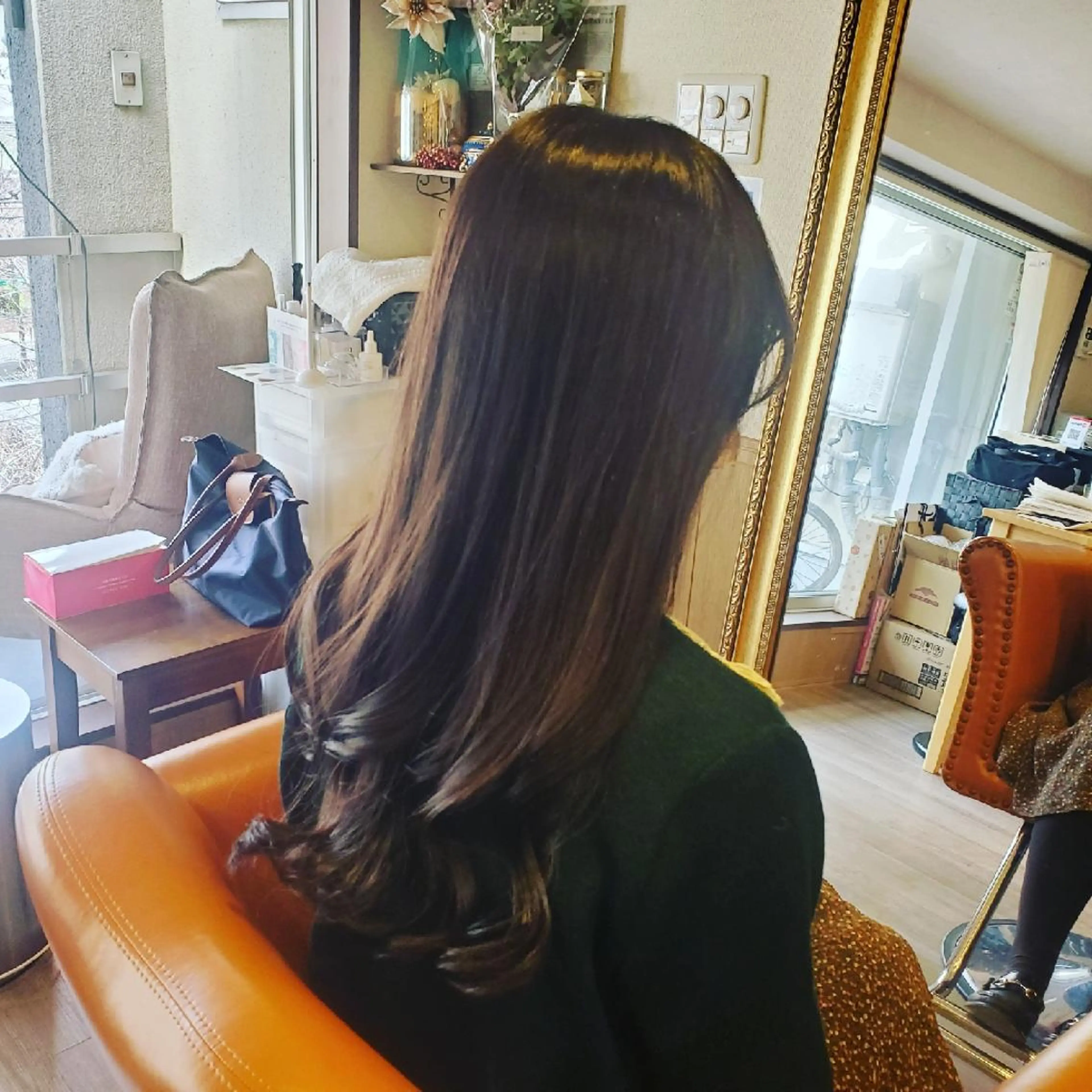 ロング カラー ブリーチ イルミナカラー 外国人風カラー 縮毛矯正 トリートメント カット ヘアカラー トリートメント spa hair  ark 富井直美のヘアスタイル