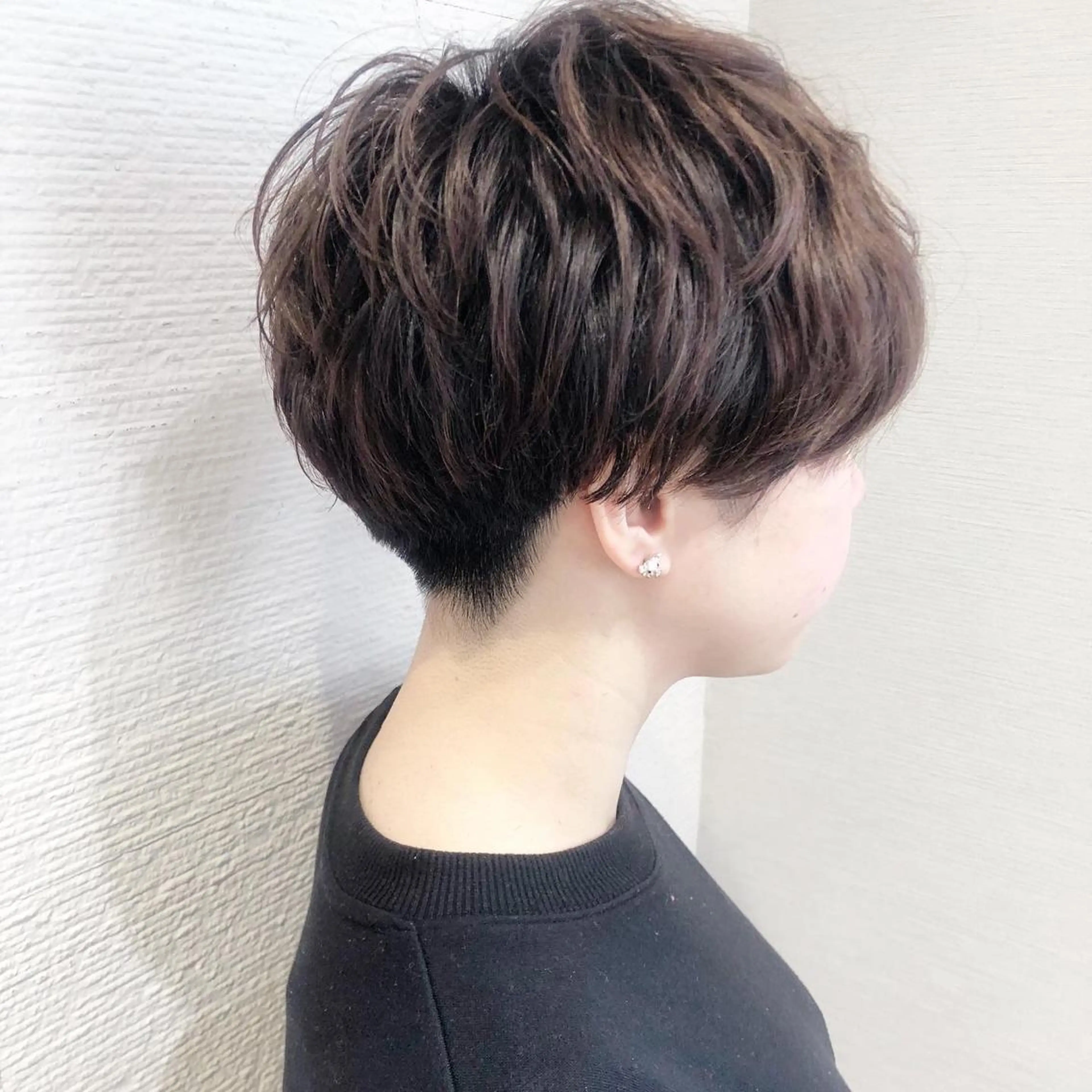 ショート ショート/ボブ/ 白髪ぼかし/しんやのヘアスタイル