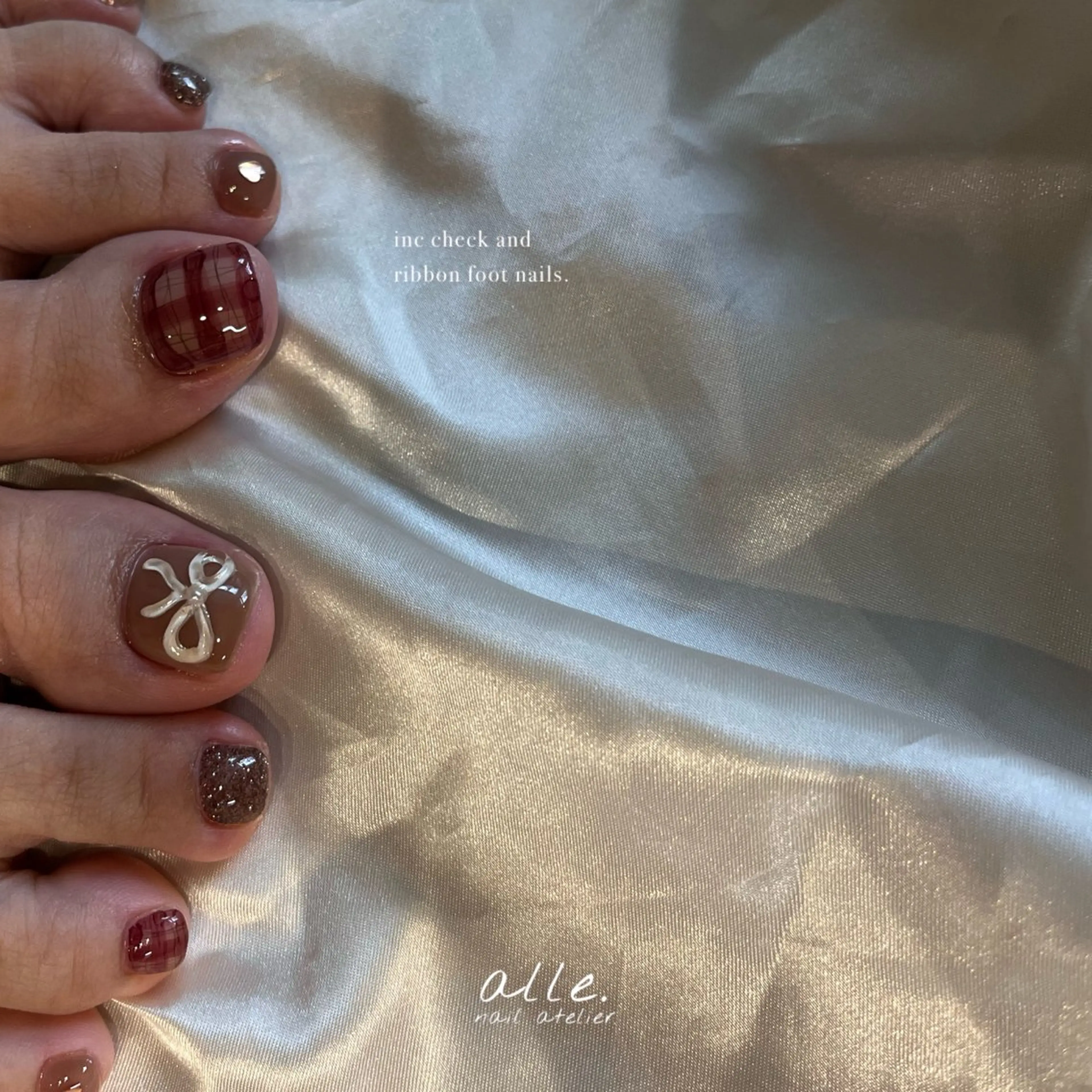 ネイル フットネイル atelier alle.のネイルデザイン