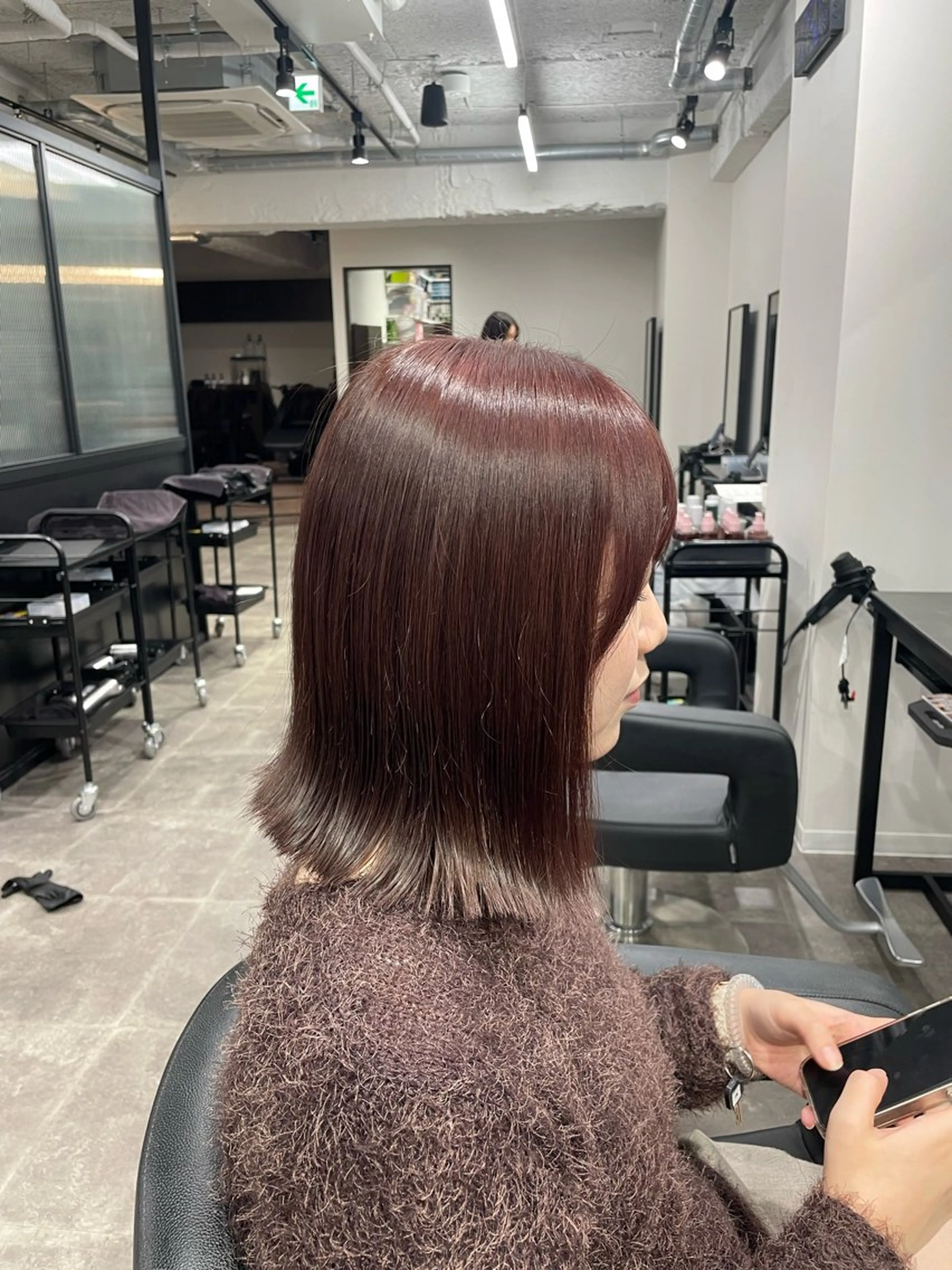 セミロング カラー 🎀暖色/ラベンダー /paru🤍のヘアスタイル