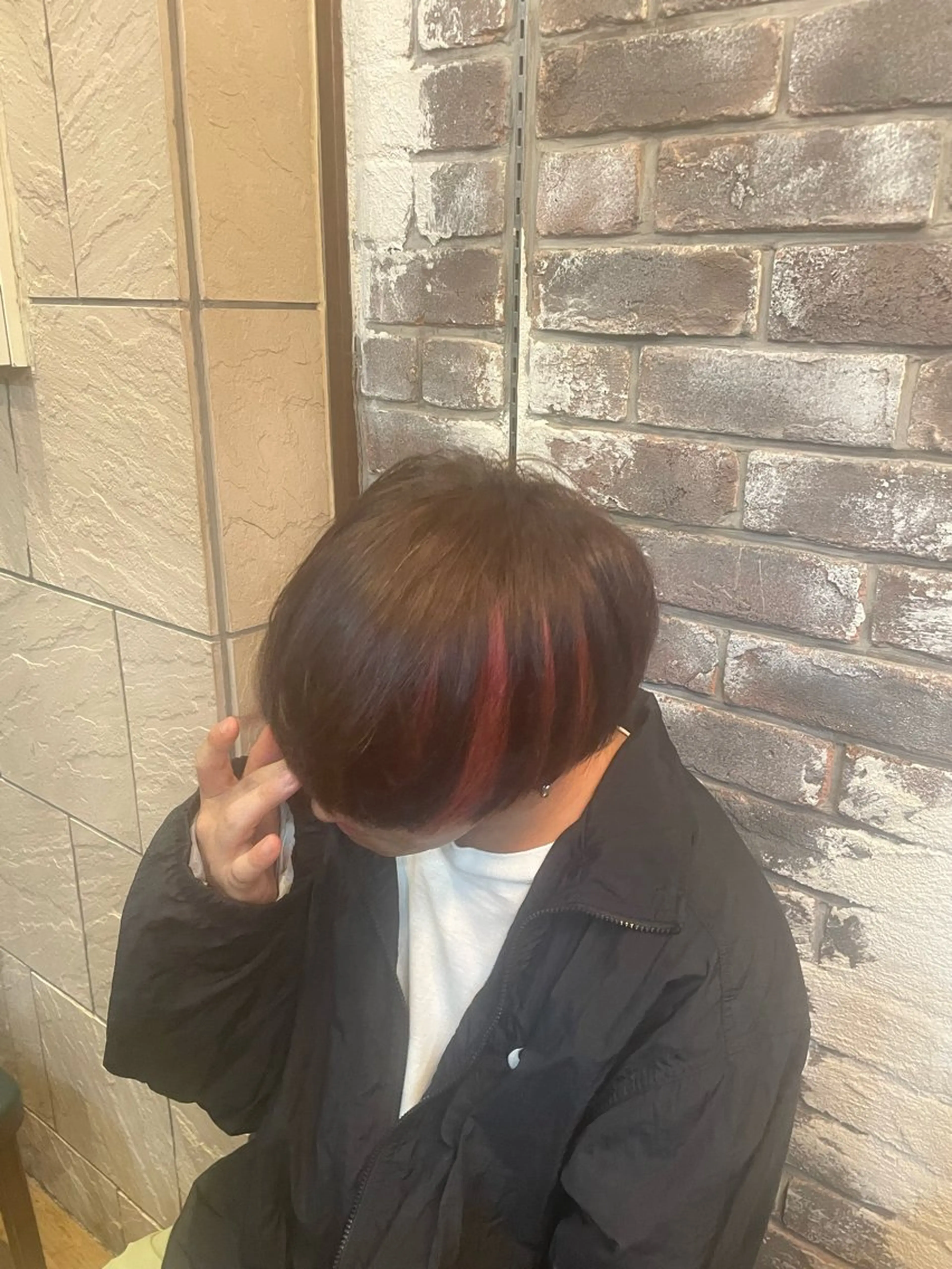 ショート カラー メンズ メンズブリーチ ブリーチ ヘアカラー SHIAN八王子店 🍼りおのヘアスタイル