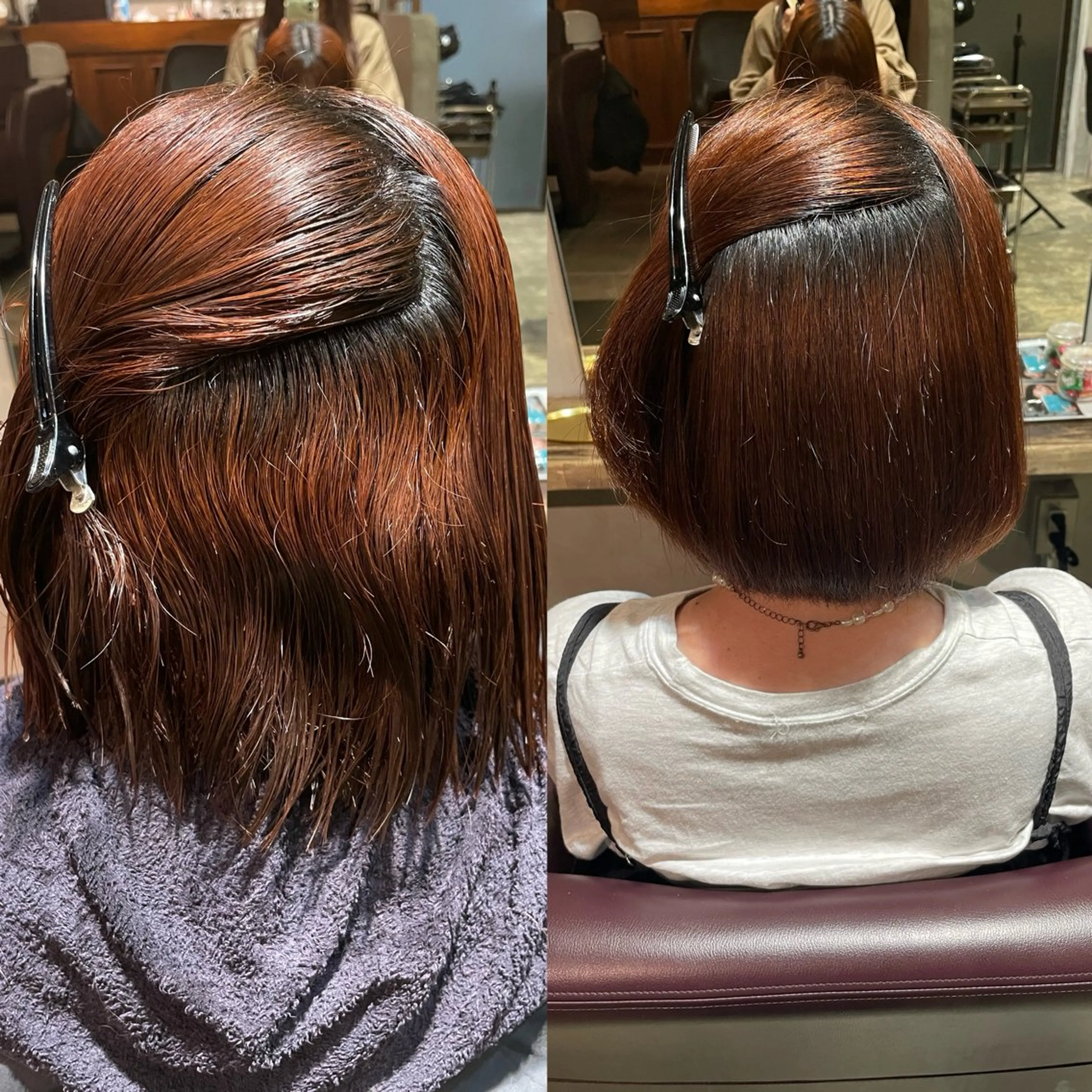 ショート カット 縮毛矯正 saya 🧸 カット/縮毛矯正のヘアスタイル