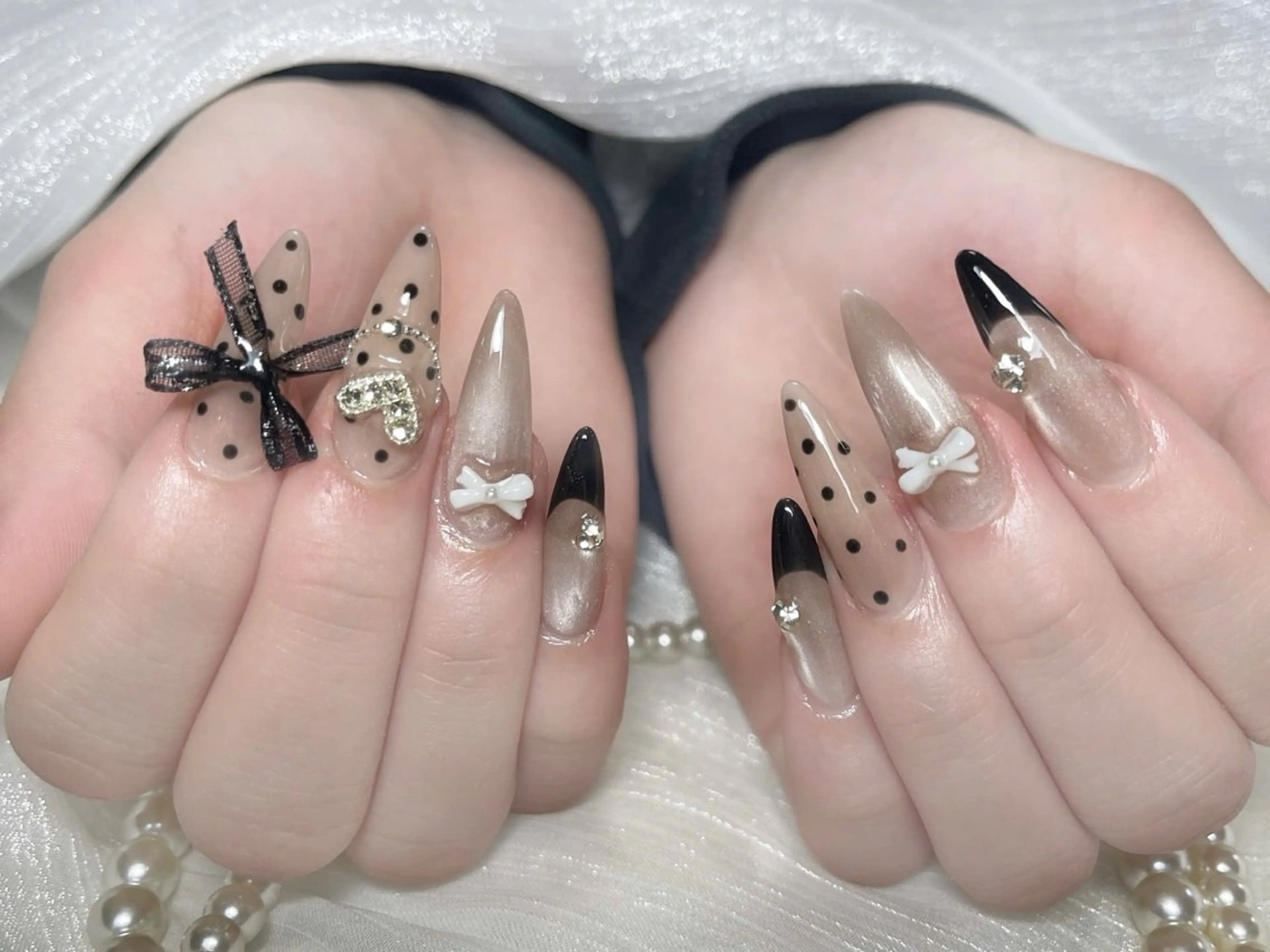 ネイル 長さ出し フットネイル ジェルネイル 韓国ネイル マグネットネイル ハンドネイル YMT.NailStudio所属・YMT． NailStudioのネイルデザイン