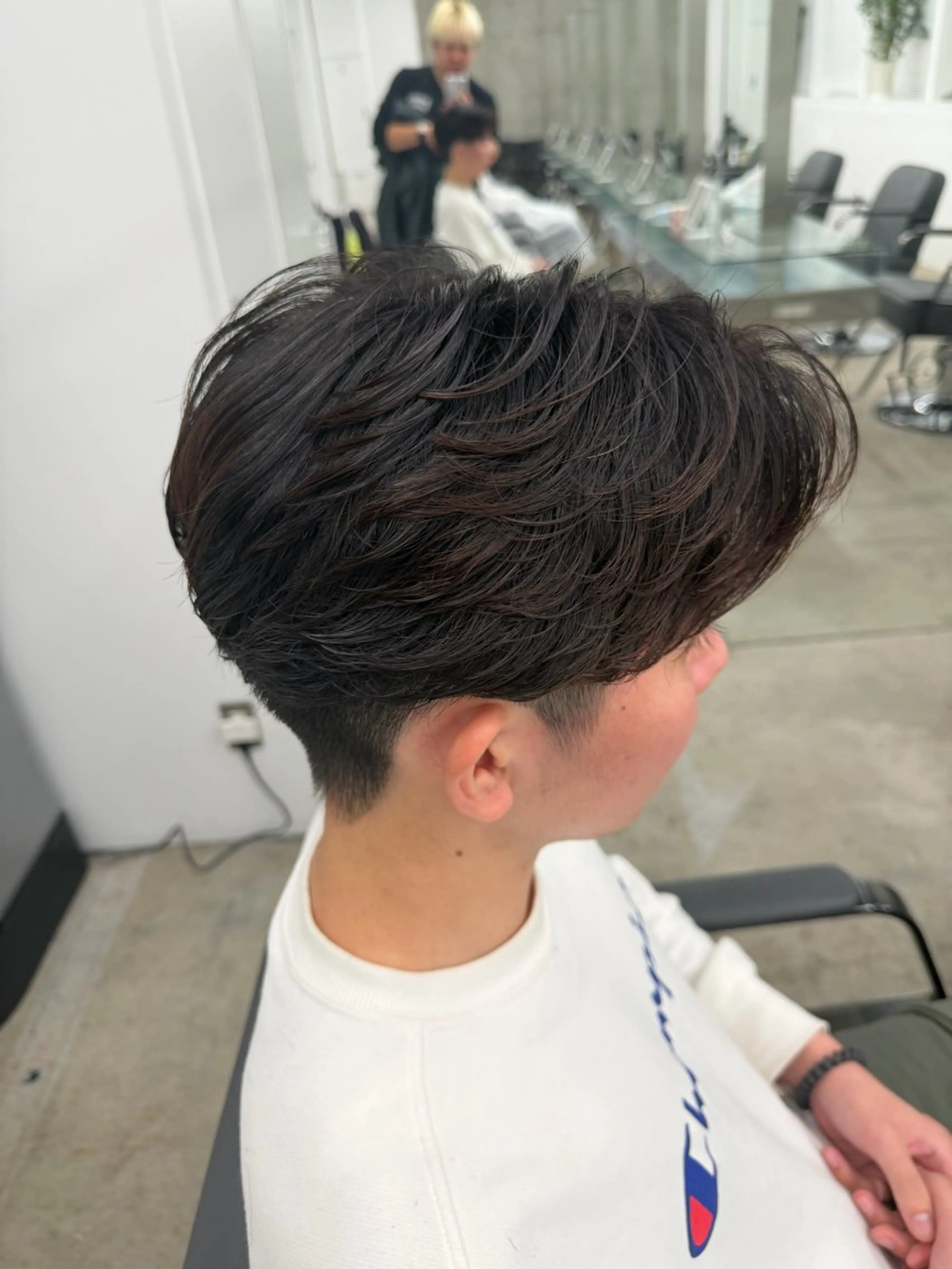 パーマ メンズ カット パーマ パーマ特化/フェザー パーマシャドウ/真生のヘアスタイル