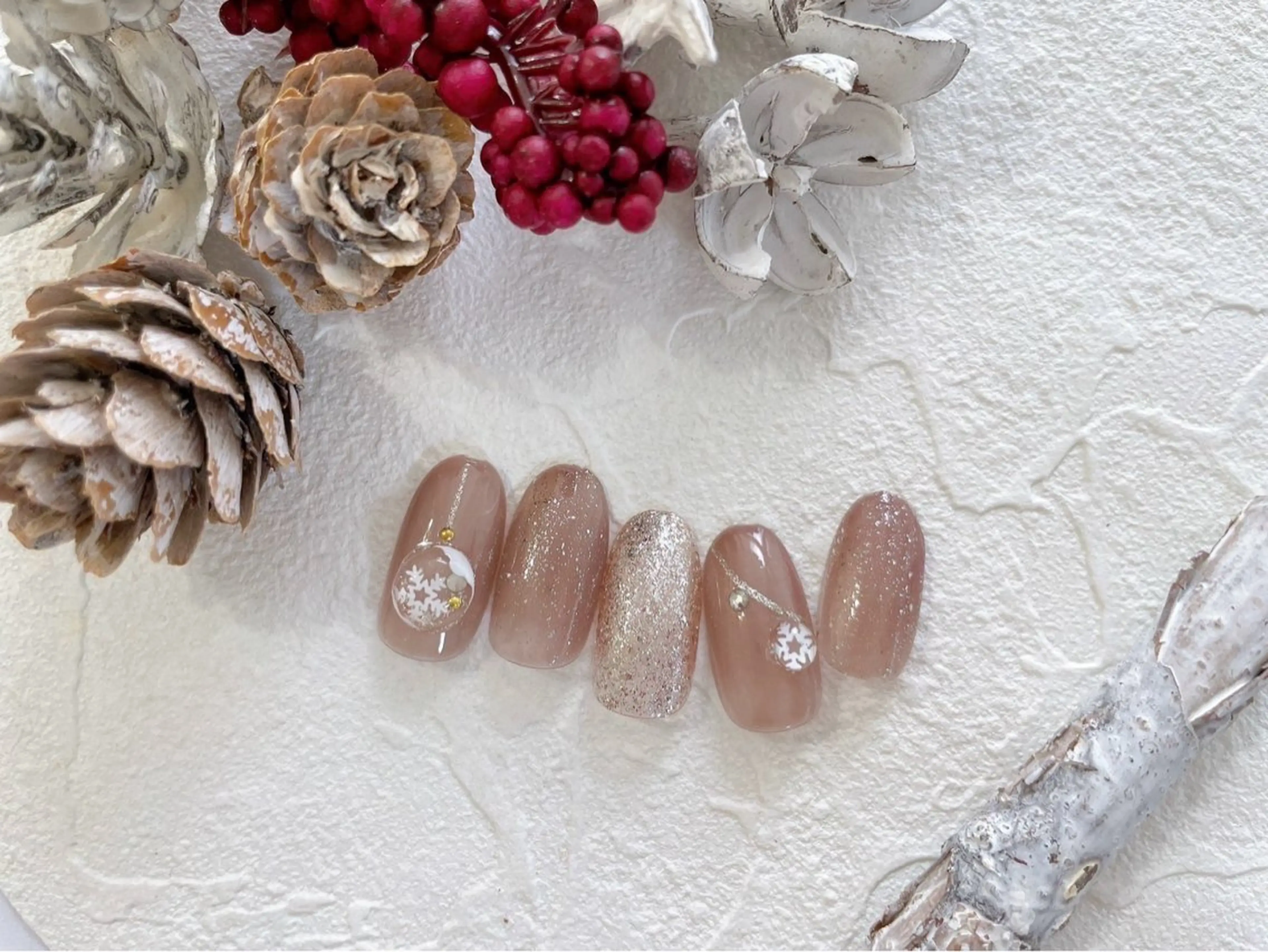 12/30まで限定♪クリスマスデザインコース🎄オフありの写真