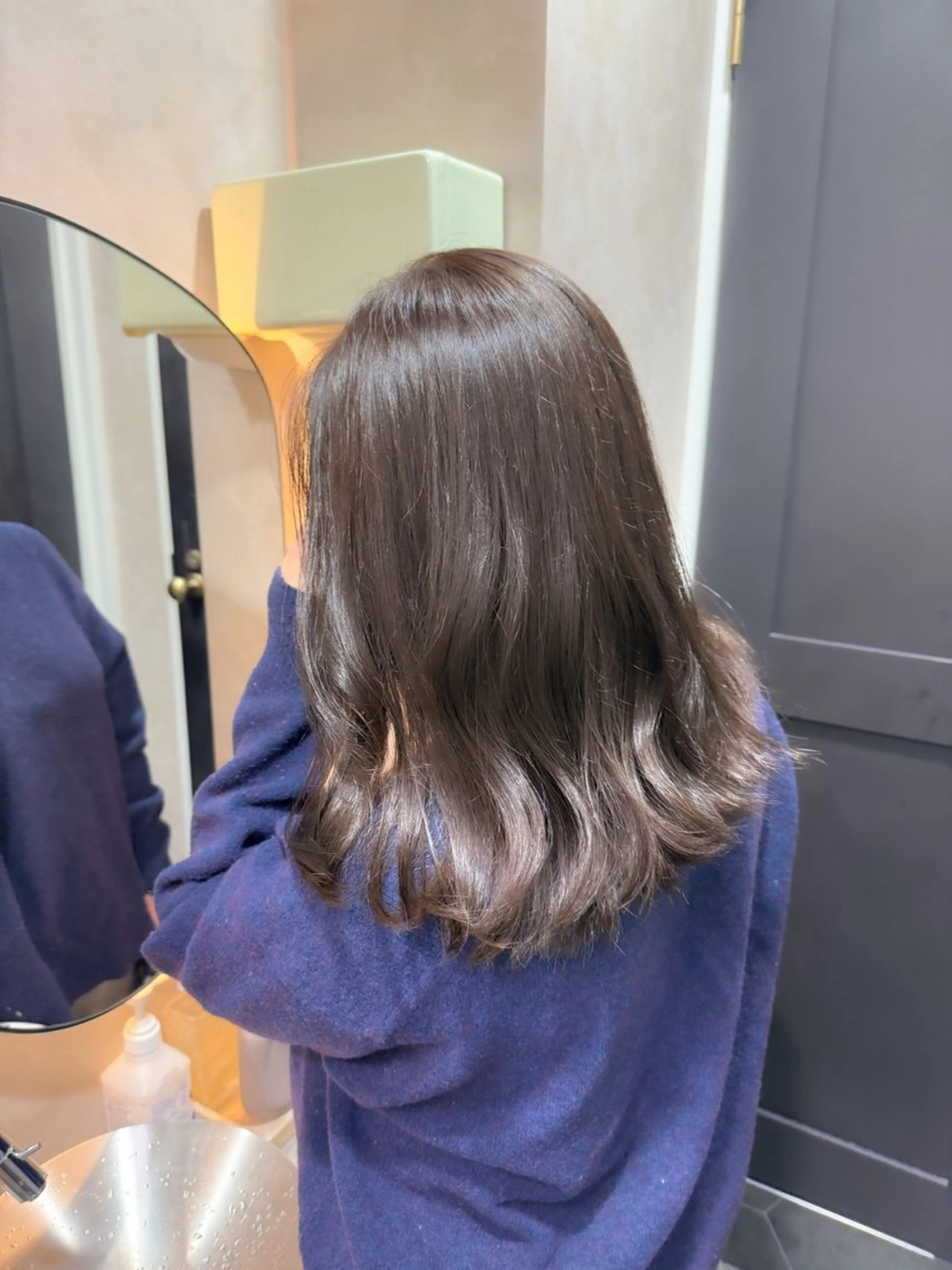 ミディアム カラー ヘアカラー トリートメント ヘッドスパ 🪐レイヤー/美髪 カラー/加野彩果🪐のヘアスタイル