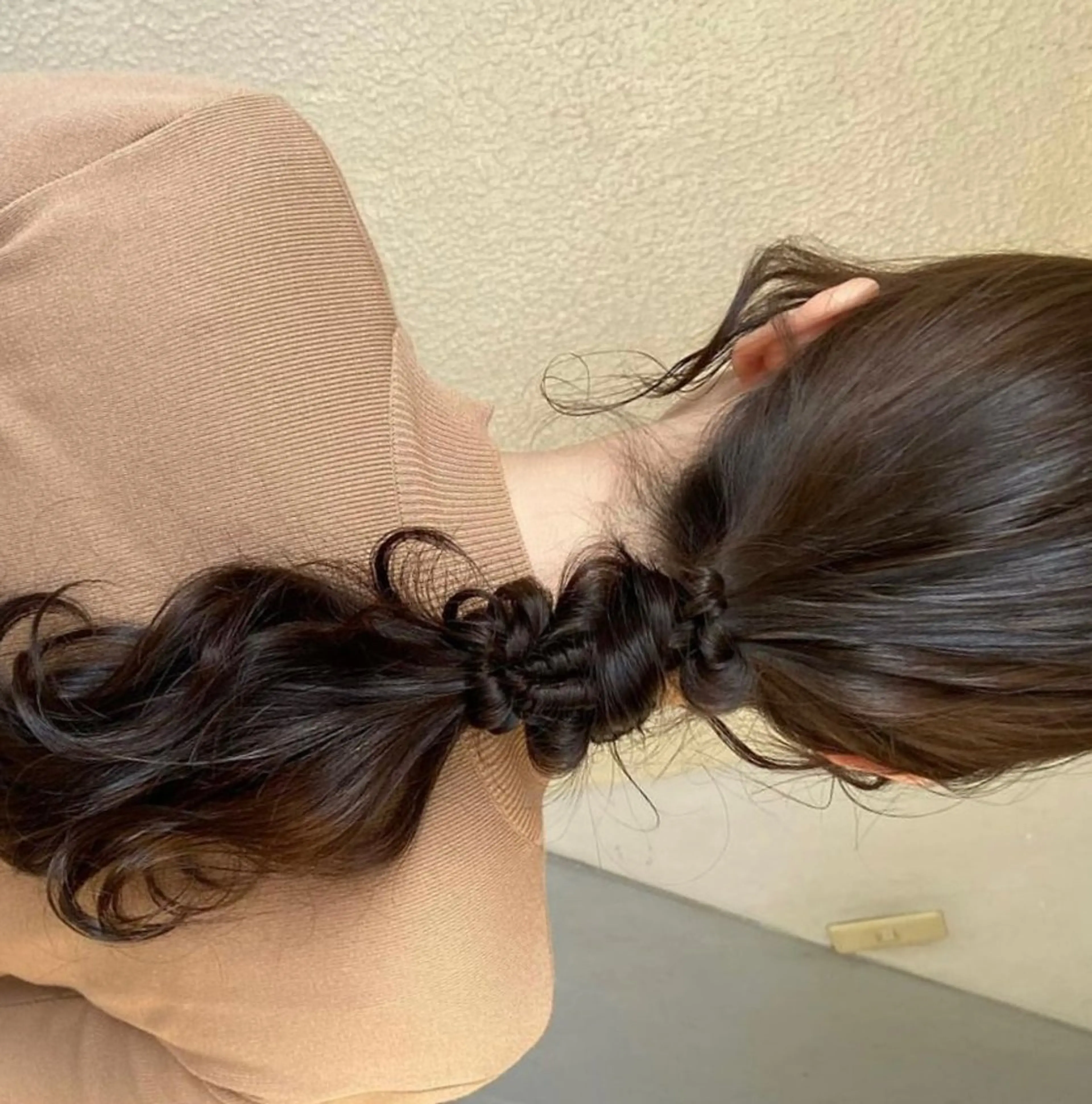 ロング カラー ヘアアレンジ 伊藤  穂南のヘアスタイル