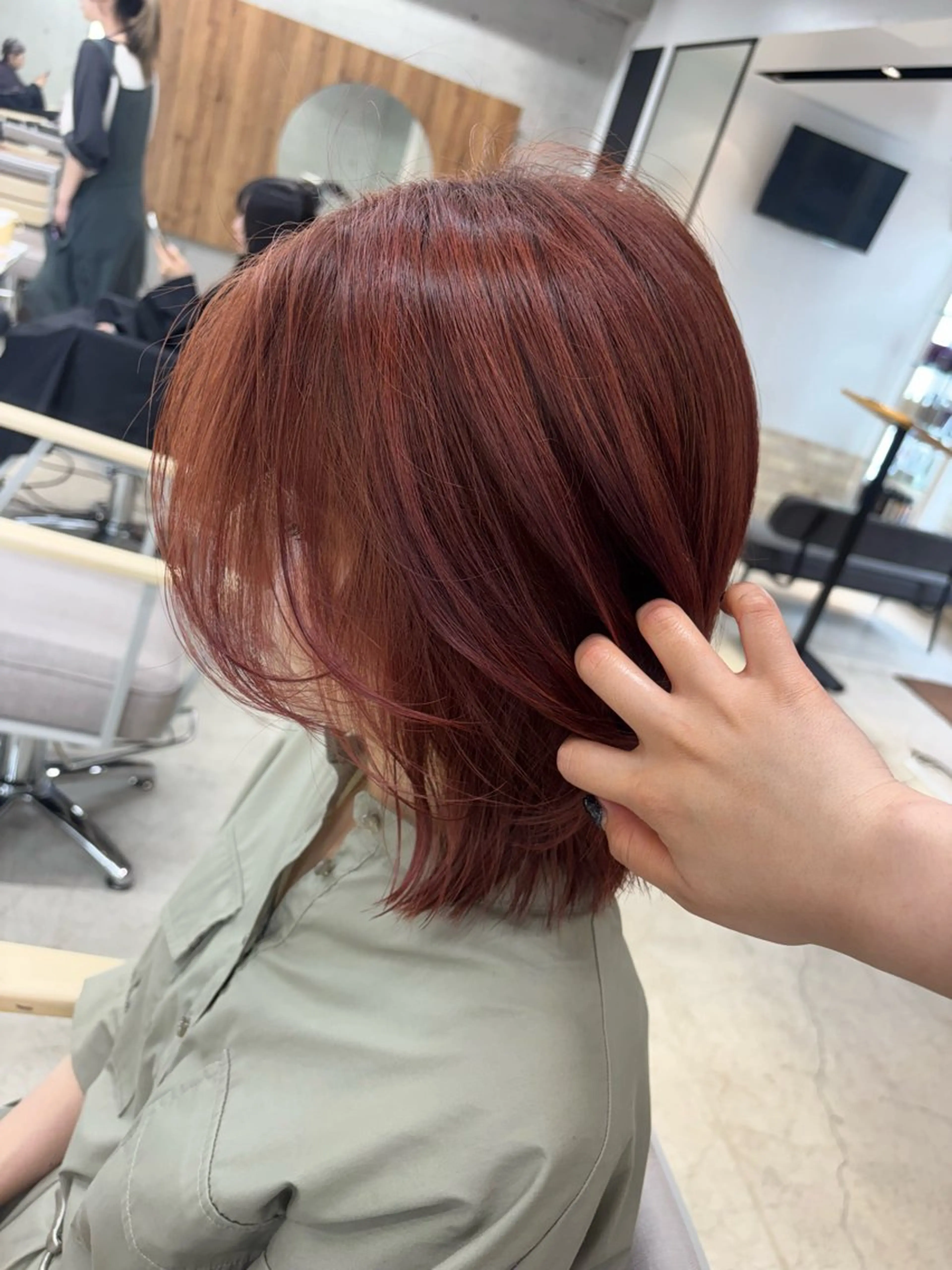 ミディアム ヘアカラー トリートメント モテ♡hair 🎠🫧ERIのヘアスタイル