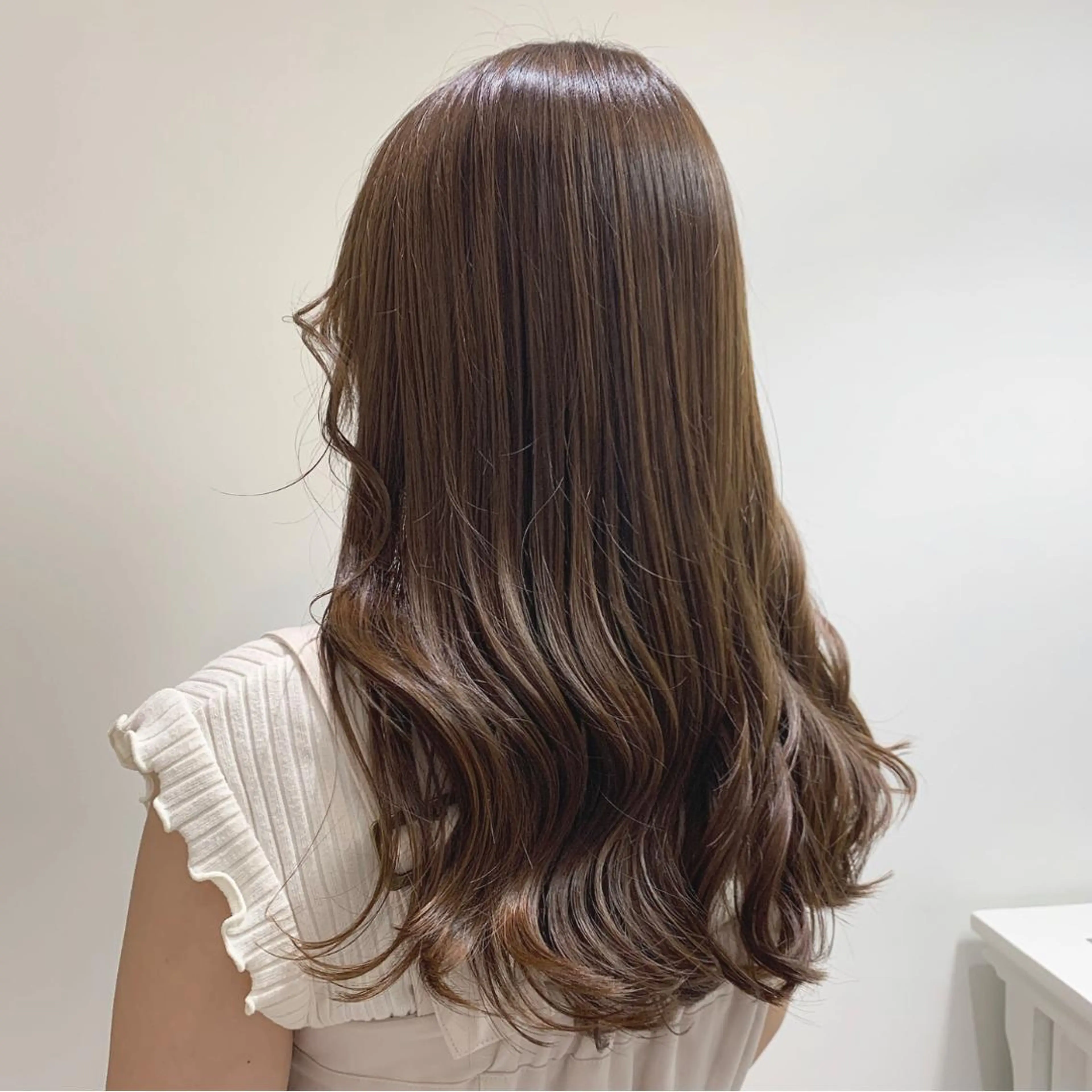 ロング カラー カット ヘアカラー HARUKA韓国ヘア /Luana梅田のヘアスタイル