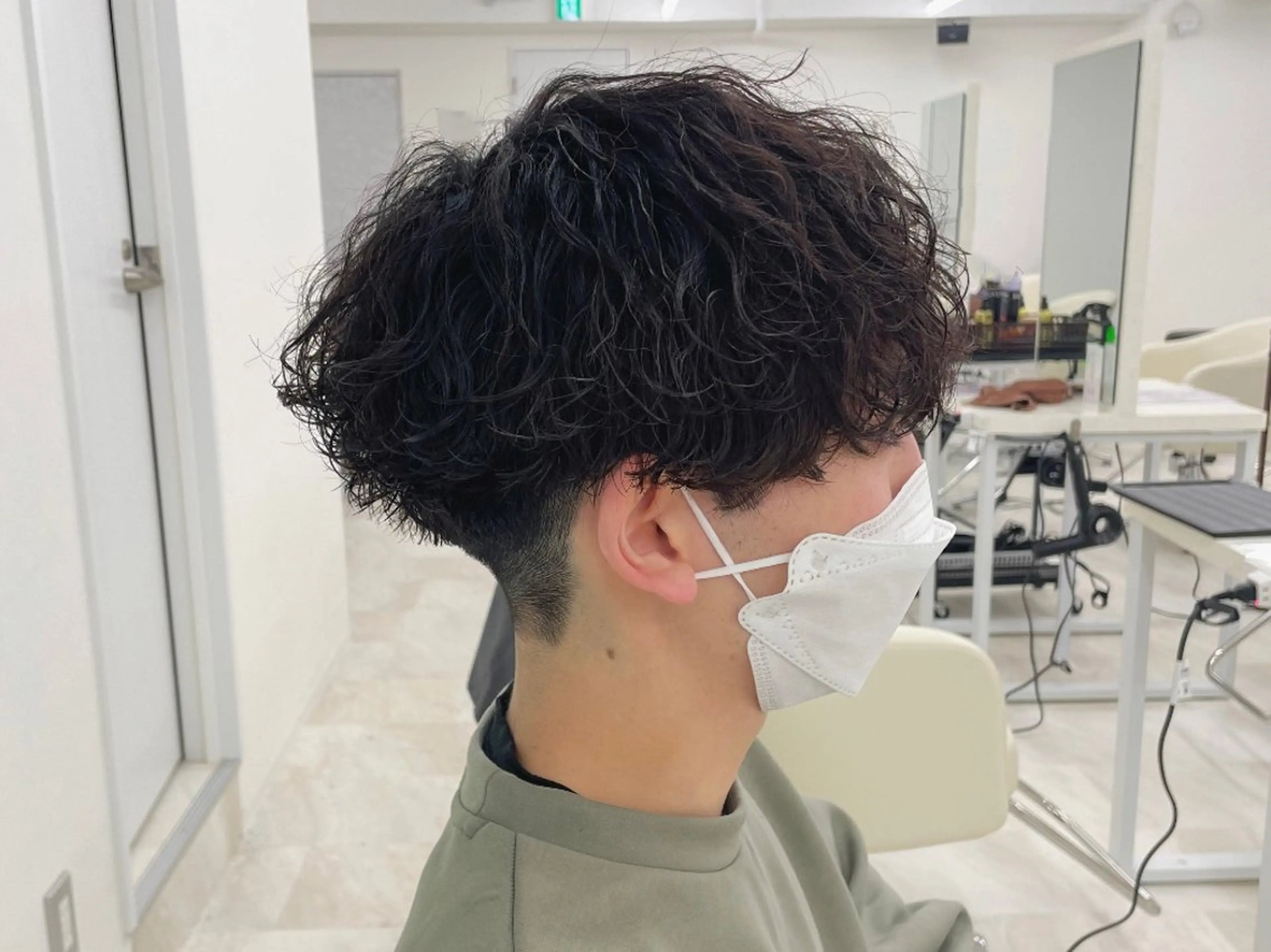 ショート パーマ ナチュラルヘア特化 美容師yamadaのヘアスタイル