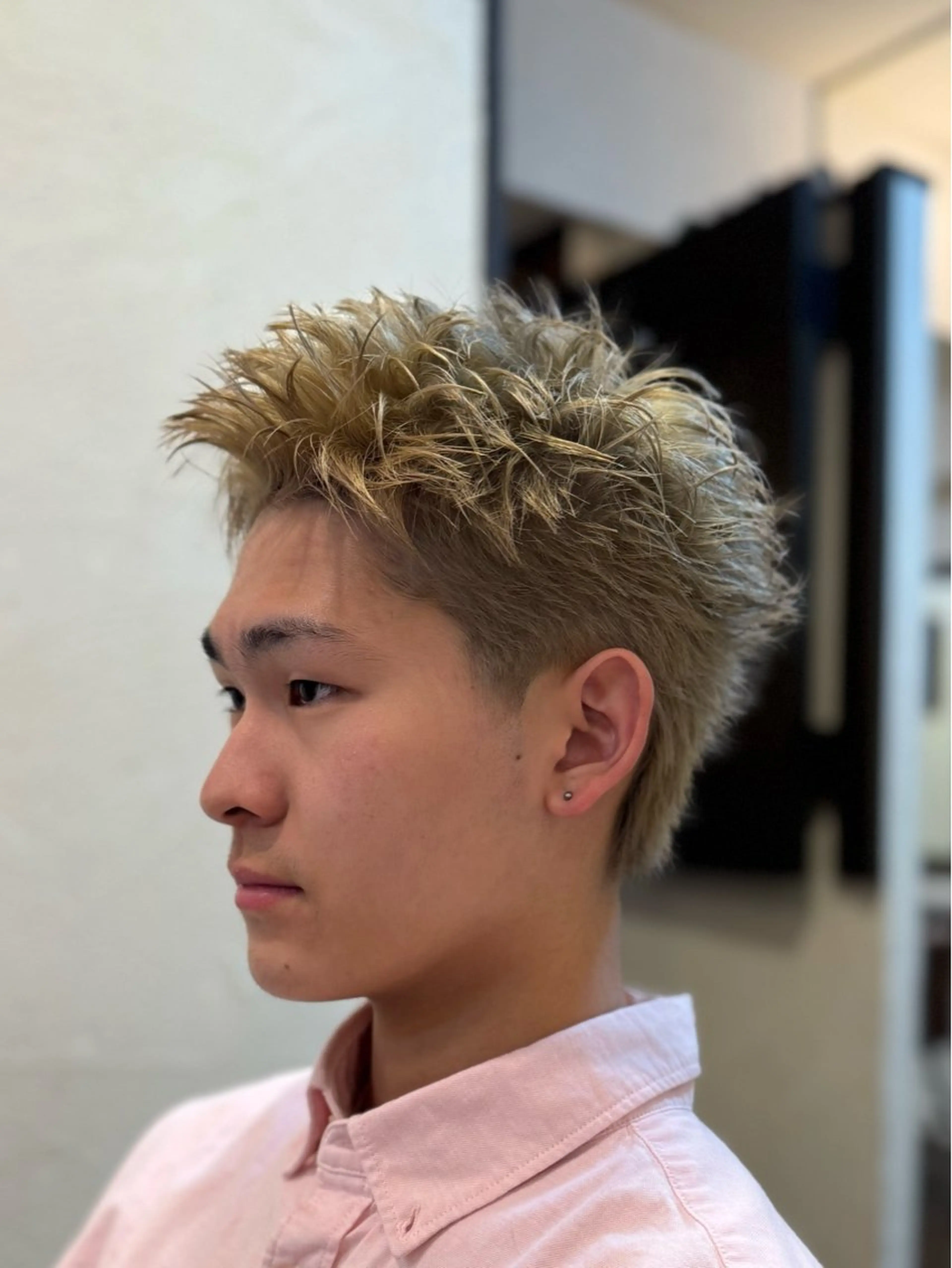 ショート カラー メンズ メンズ/スパイキー ショート/isseyのヘアスタイル