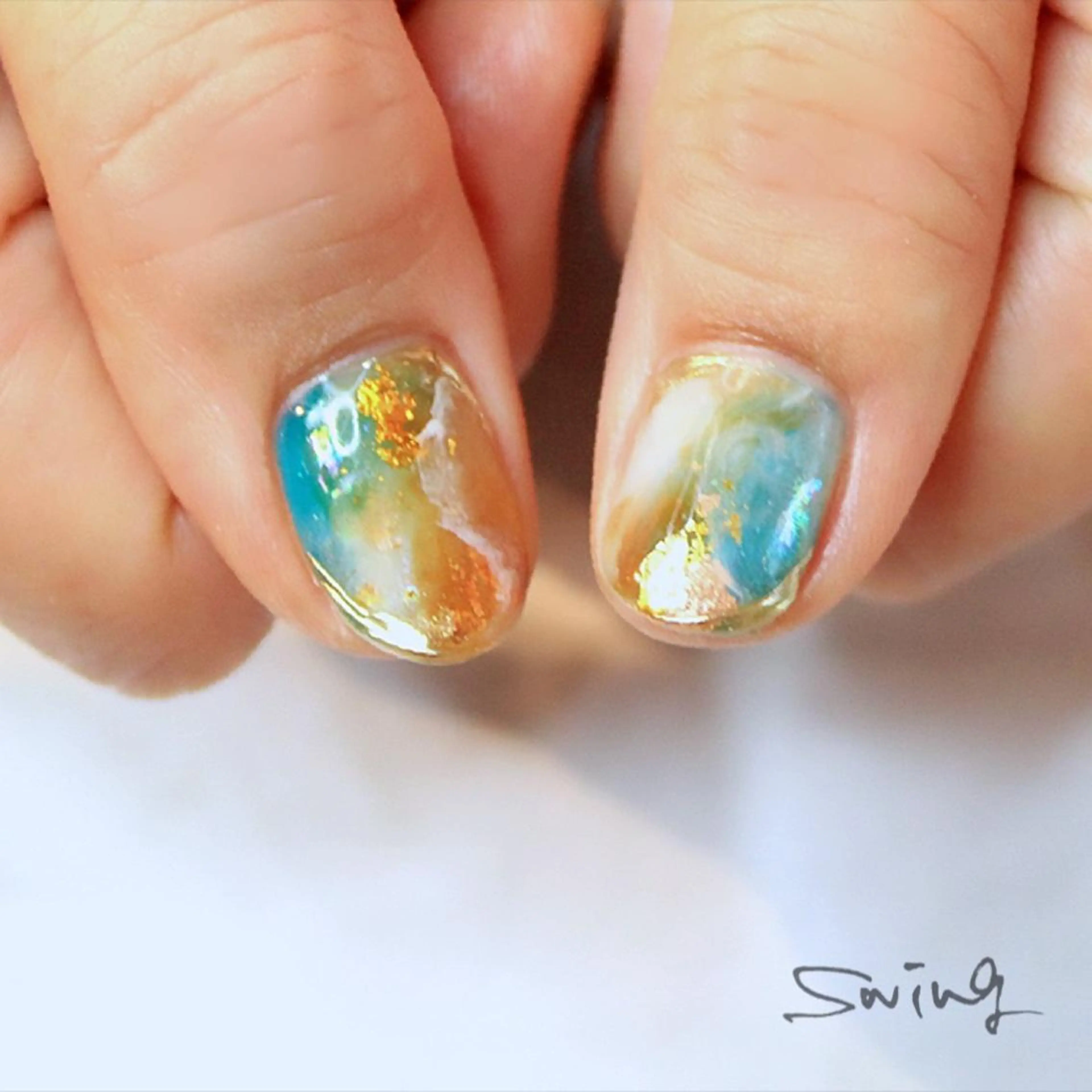 ネイル ニュアンスネイル SWING Nail Salon所属・Yoshida Takakoのネイルデザイン