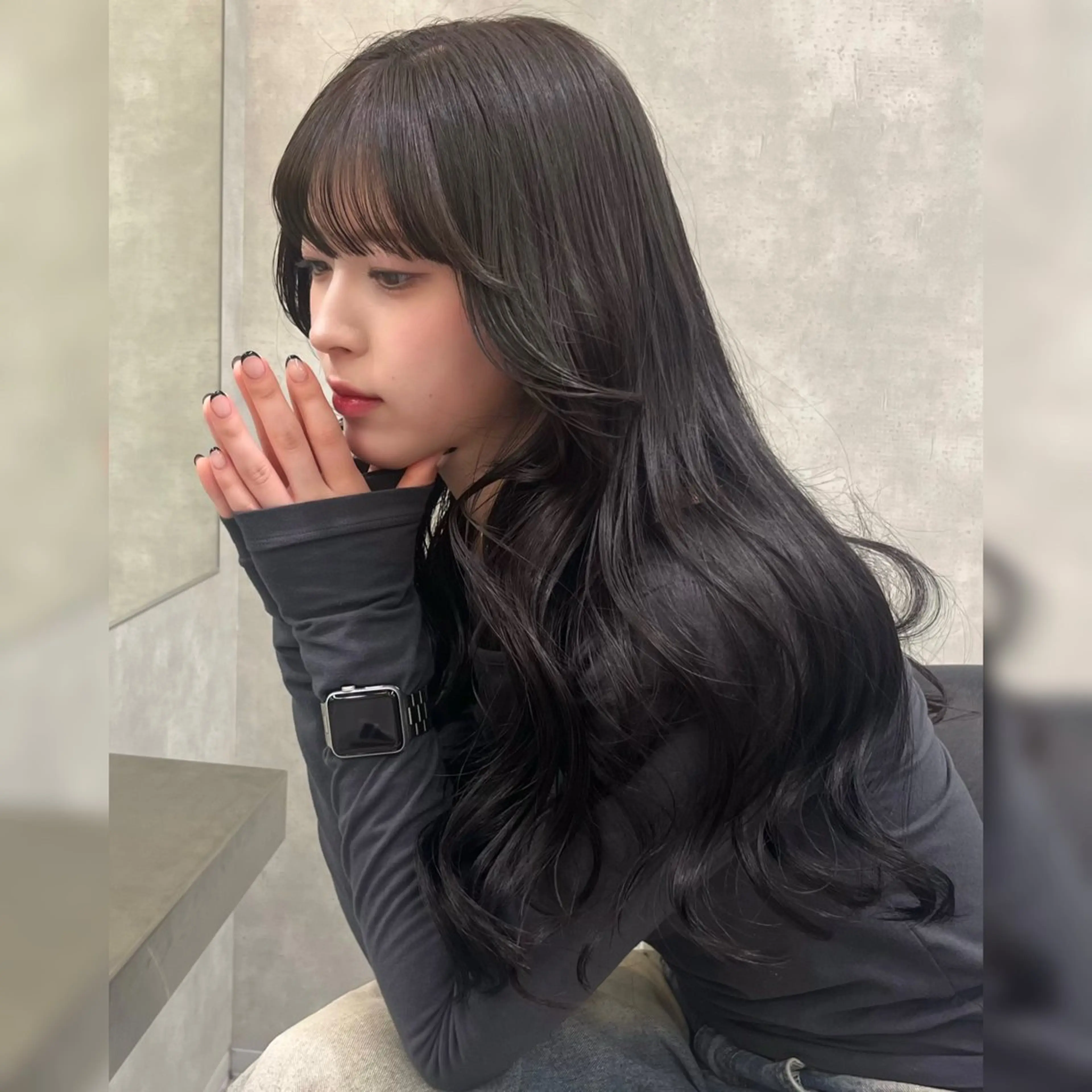 ロング カット 韓国hair🤍/ レイヤー/彩加のヘアスタイル