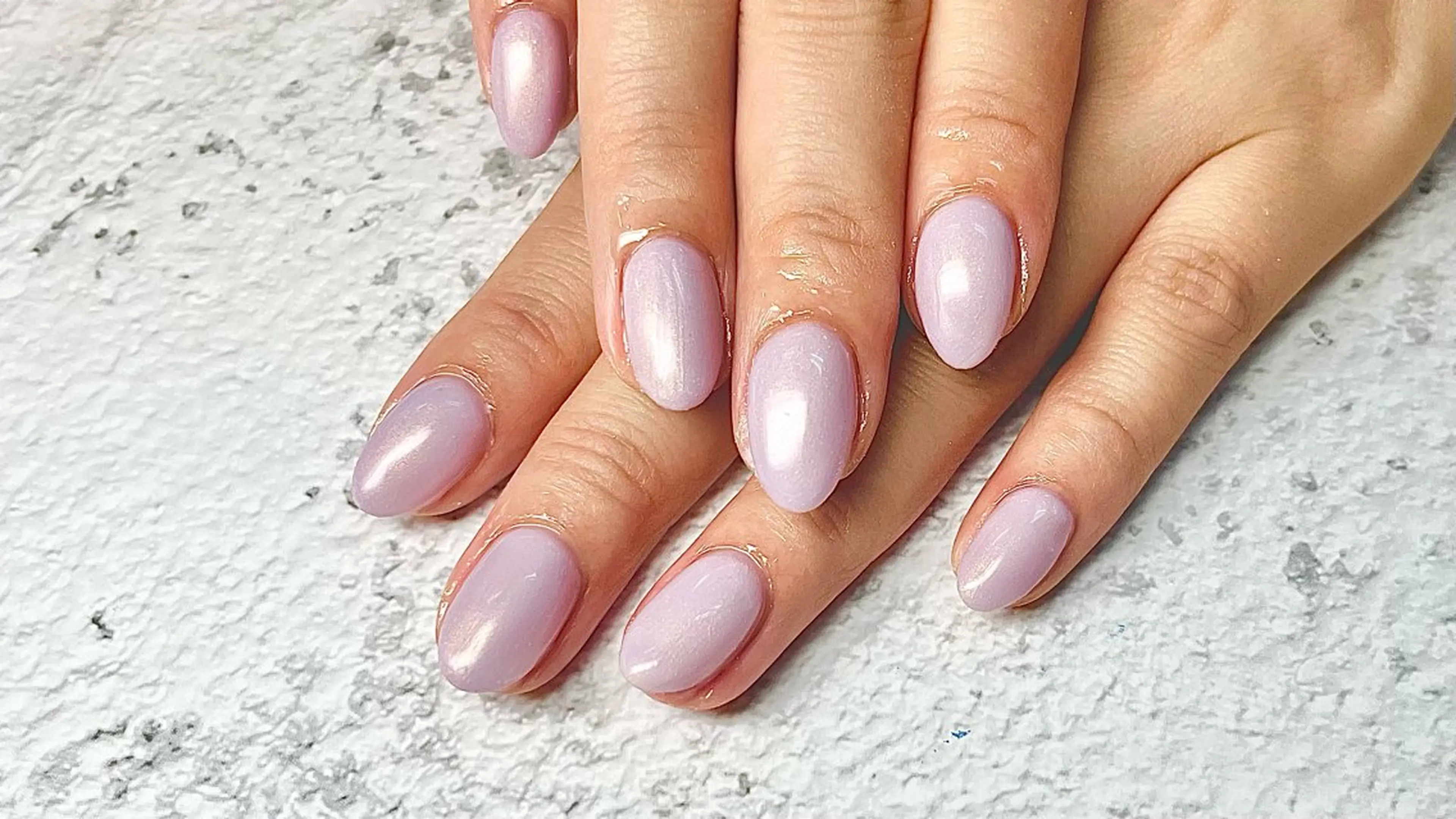 ネイル ラメ(グリッター) パープル Queen nail 北堀江 ASUKAのネイルデザイン