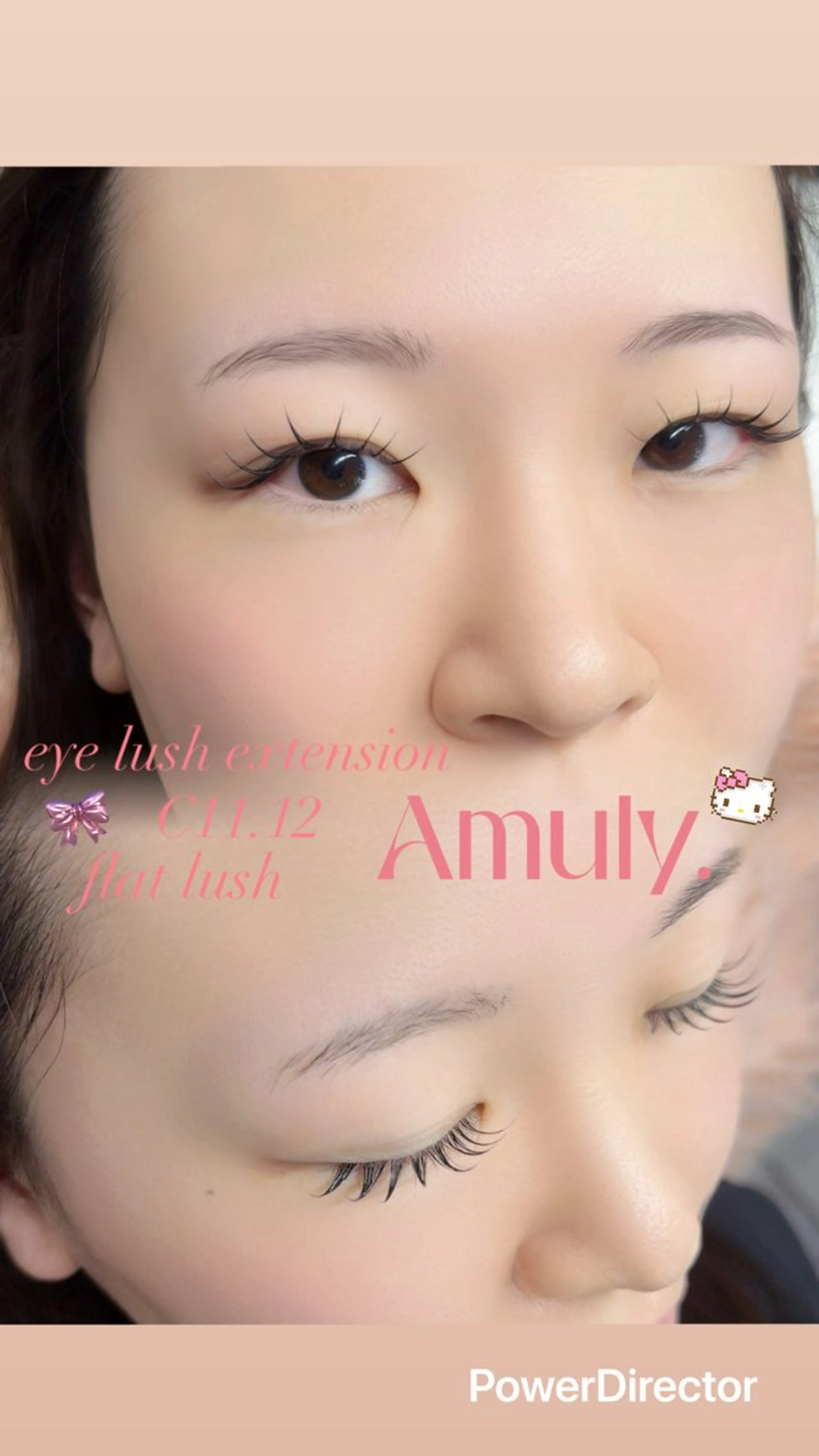 マツエク・マツパ eyelash Amuly.所属・Amuly. momo🍑のマツエク・マツパデザイン