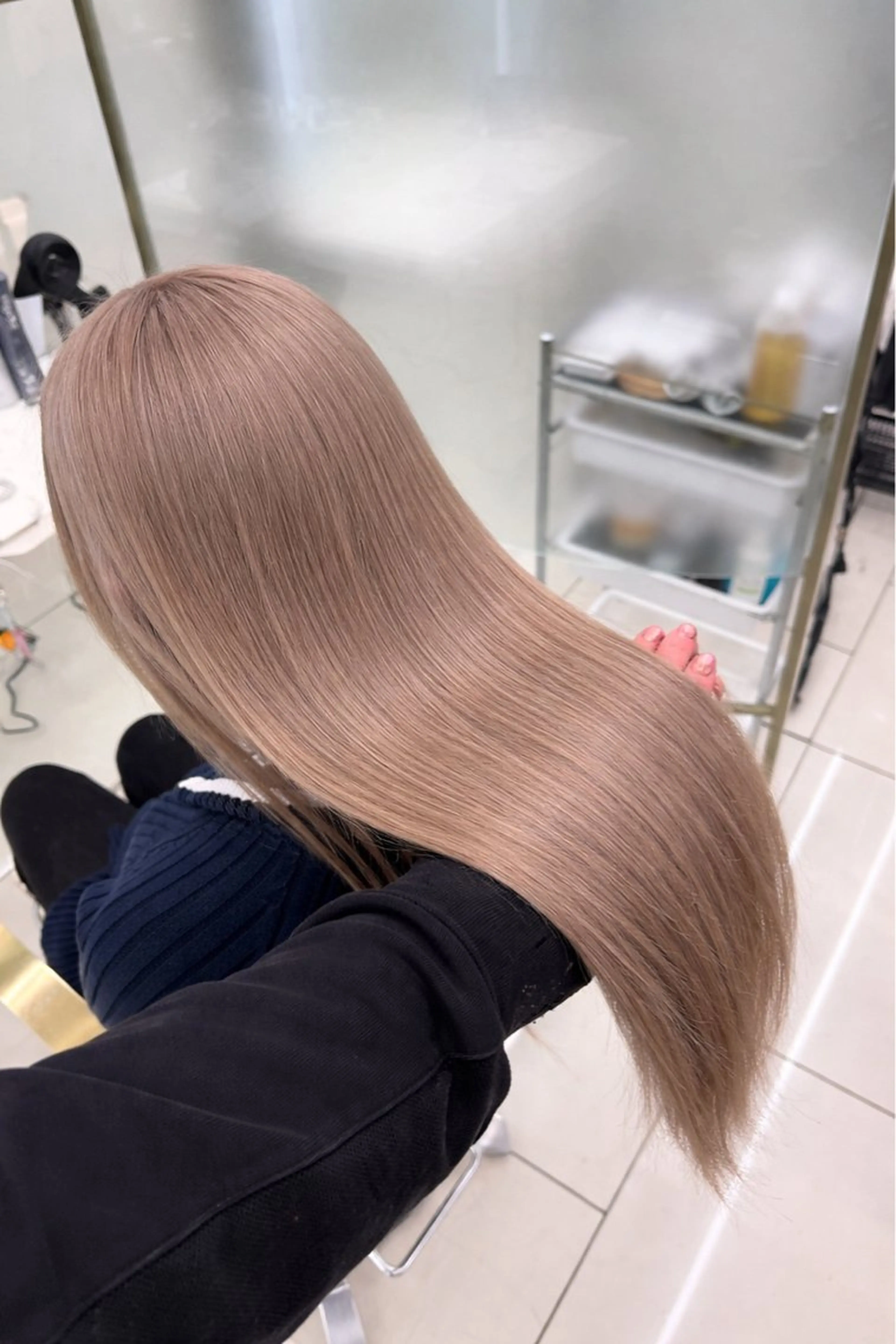 ロング カラー COA GINZA 小野澤駿のヘアスタイル
