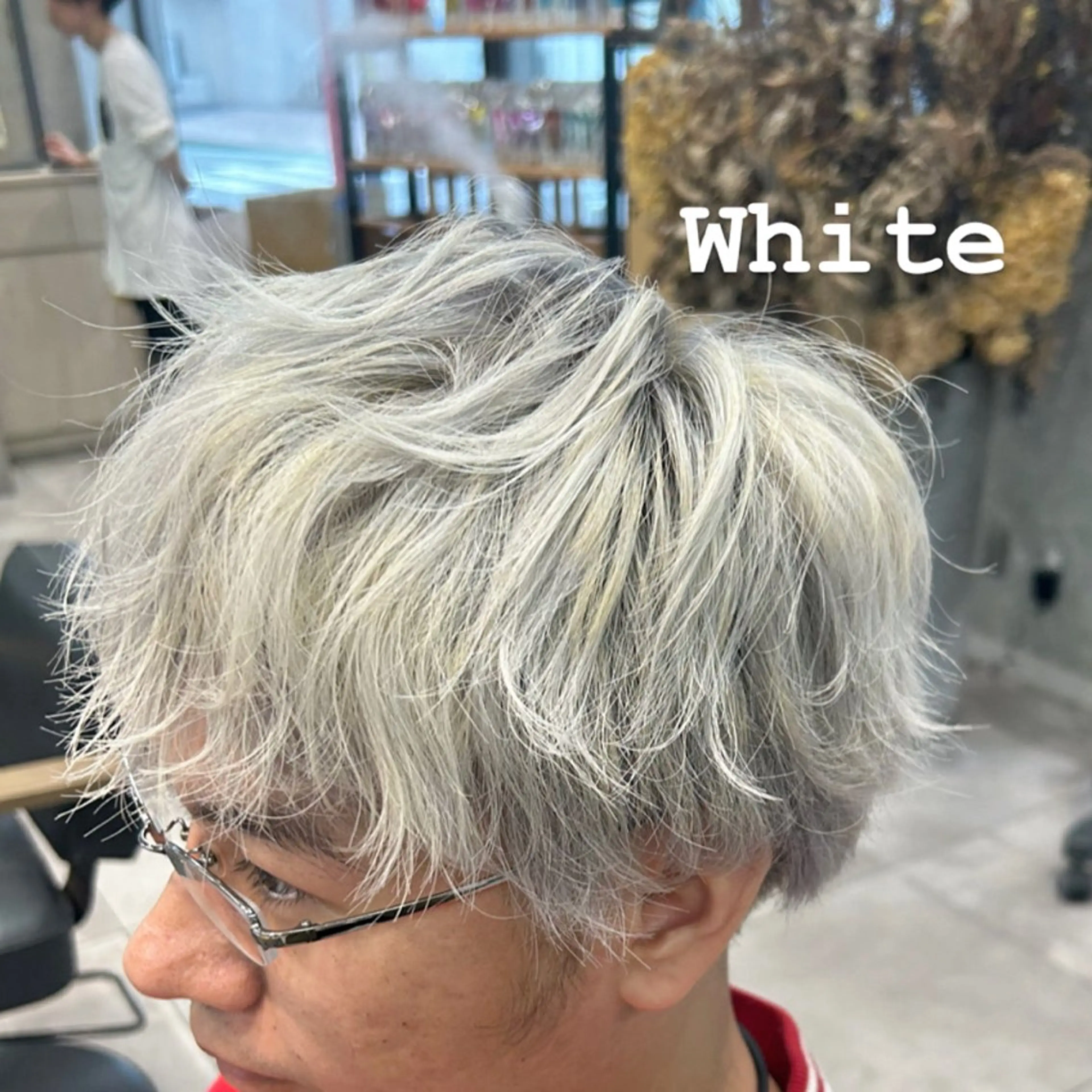 ミディアム ヘアカラー ショート・ボブ 🌈chinaのヘアスタイル