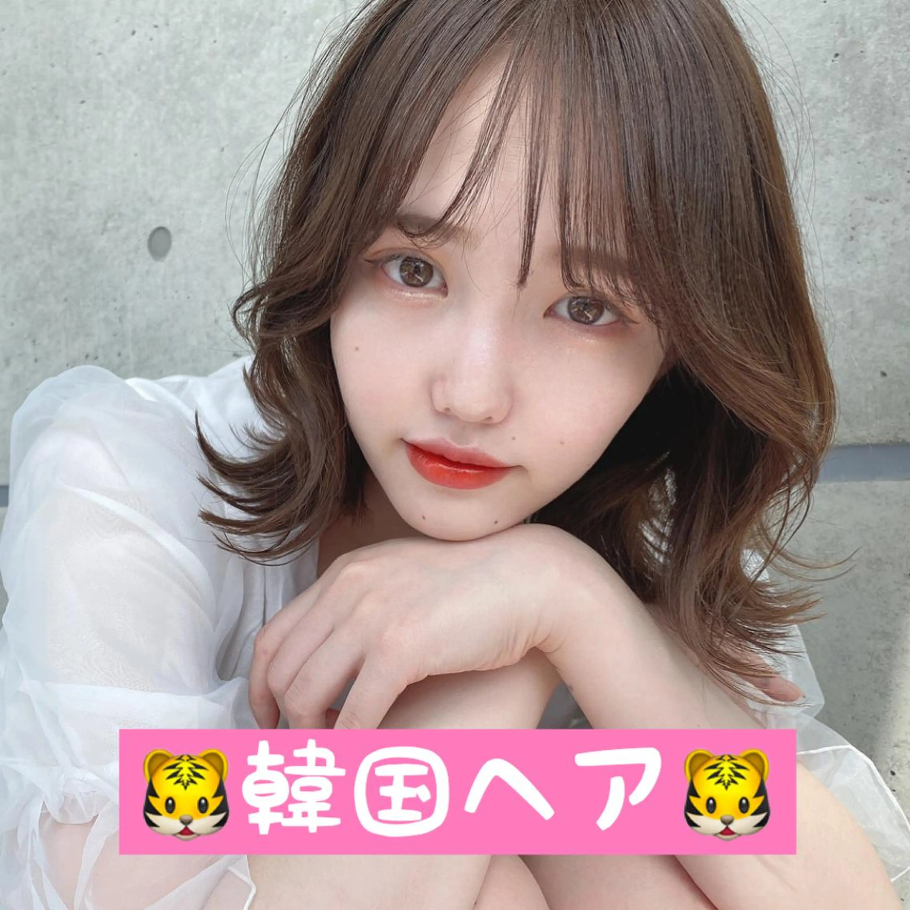 ミディアム カラー ベージュカラー ミルクティーベージュ M.O.D渋谷所属・🫧渋谷美容師 たくみ🫧のヘアスタイル