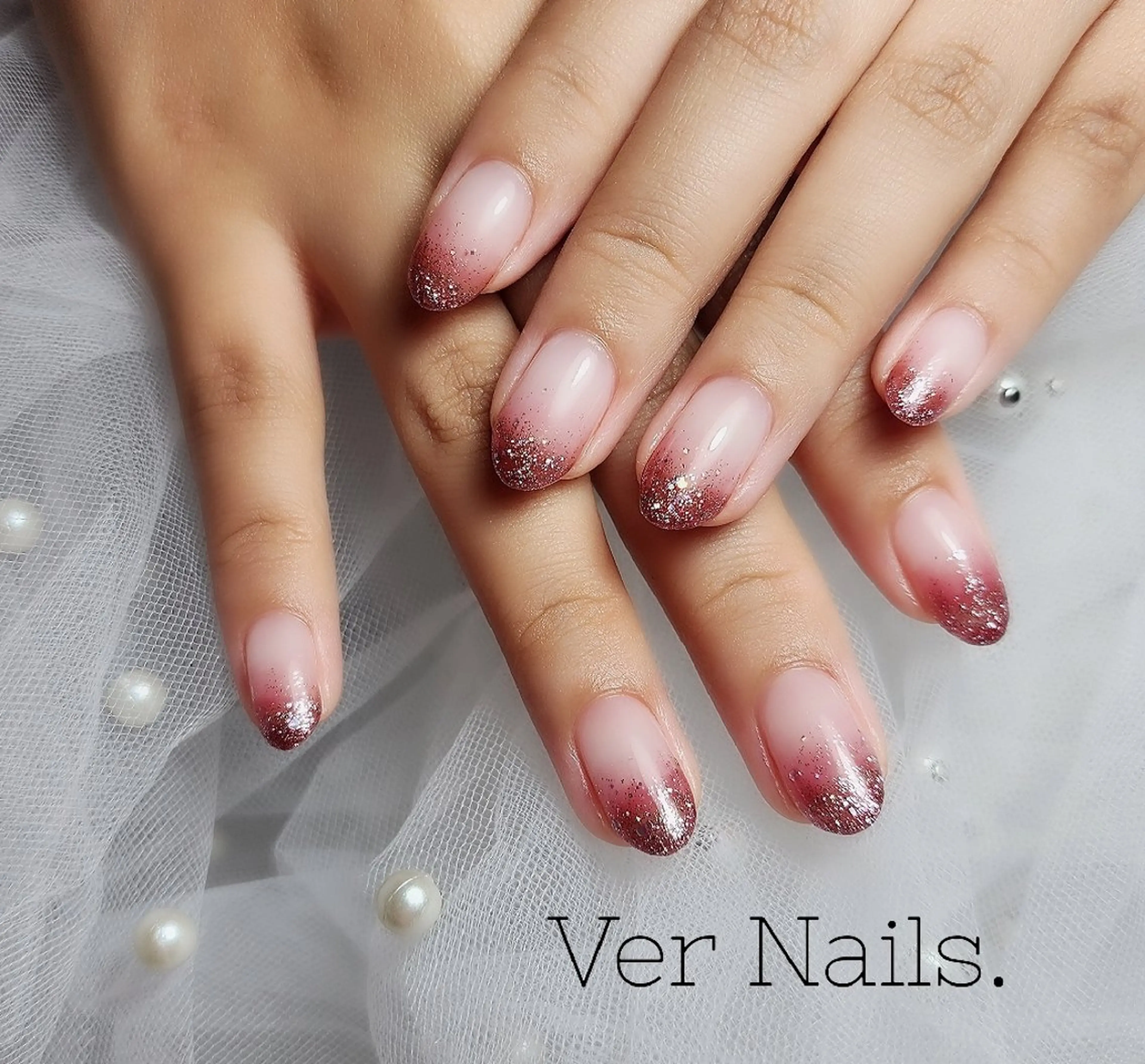 ネイル ボルドー グラデーション Ver  Nails.のその他イメージ