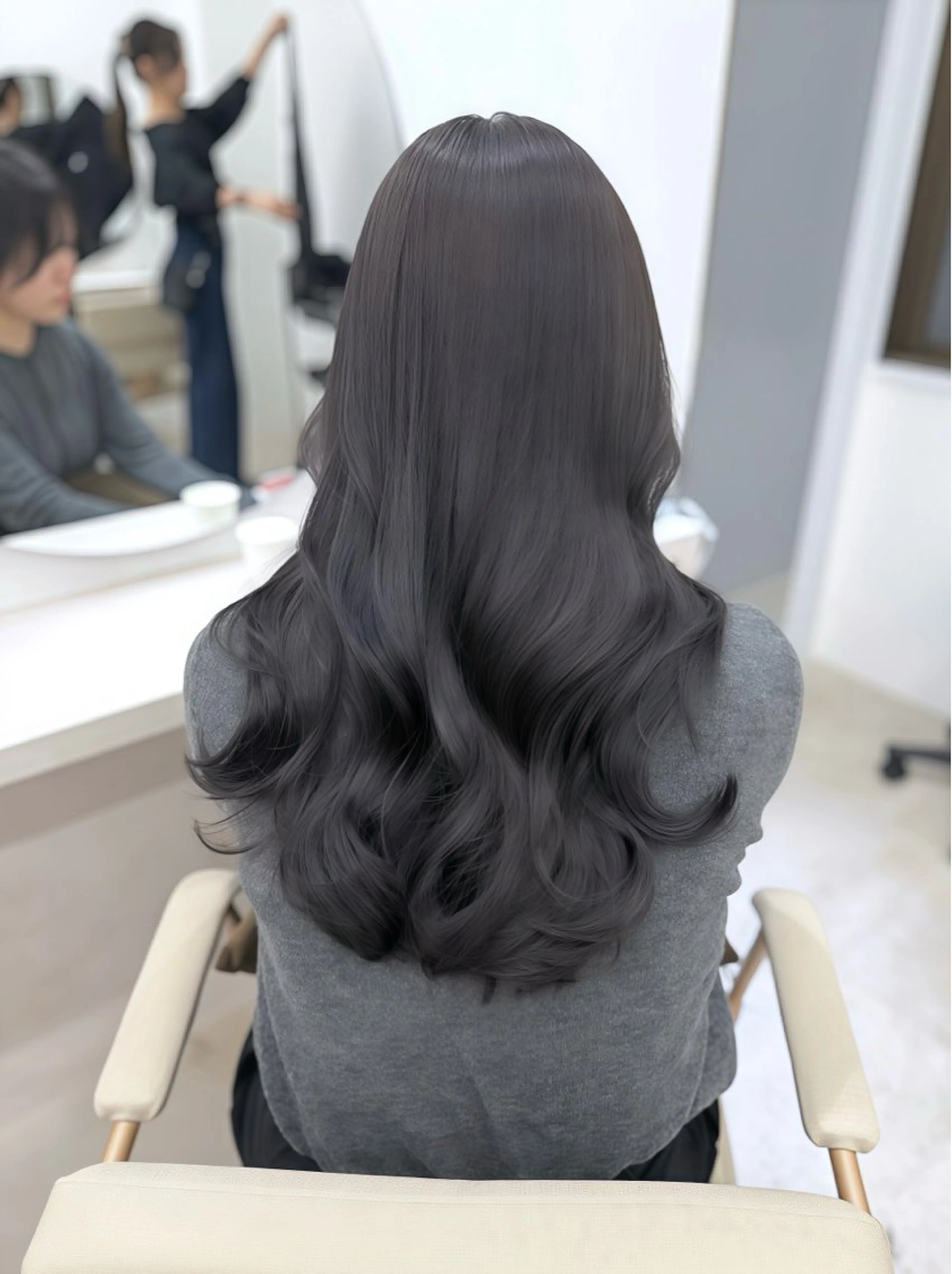 【人気No.1✨】韓国風カット＋プレミアムケアカラー＋TOKIOトリートメントor Aujuaトリートメントの写真