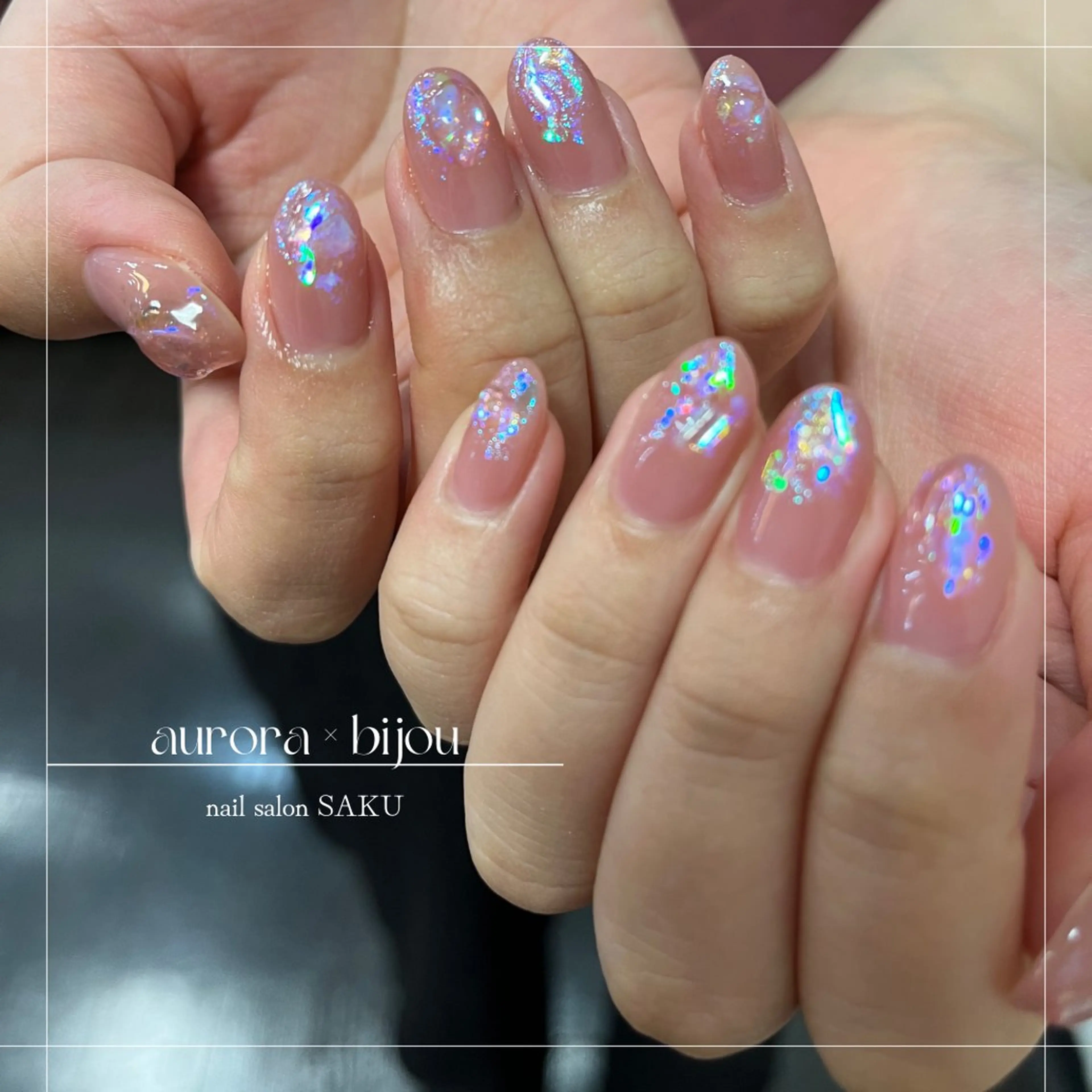 ネイル ニュアンスネイル シンプルネイル ハンドネイル SAKU  nail[サクネイル]所属・SAKU nail 作島茜のネイルデザイン