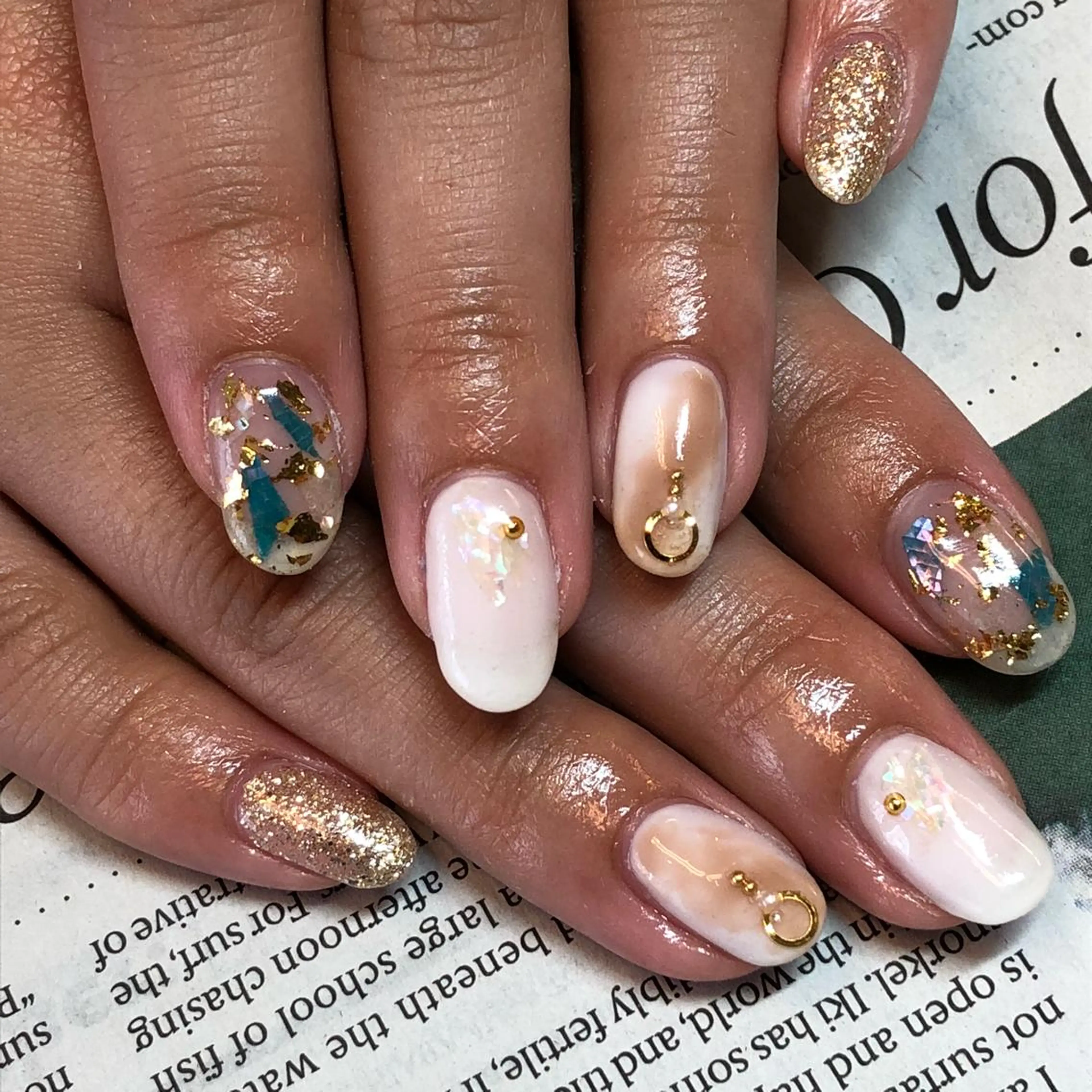 ネイル ジェルネイル ニュアンスネイル 春ネイル 夏ネイル KIREIE NAILSのネイルデザイン
