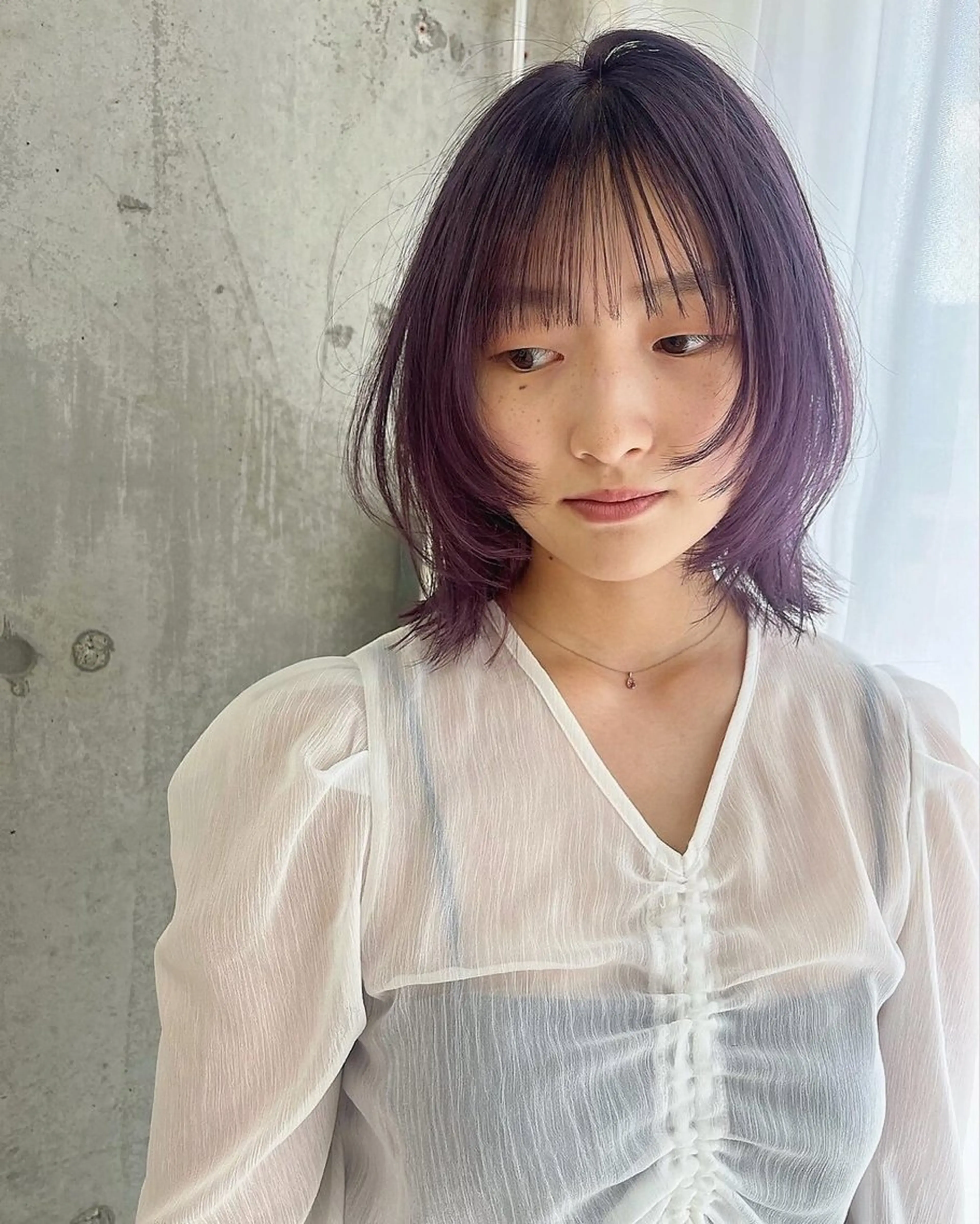 【再来】カット+ ケアカラーの写真