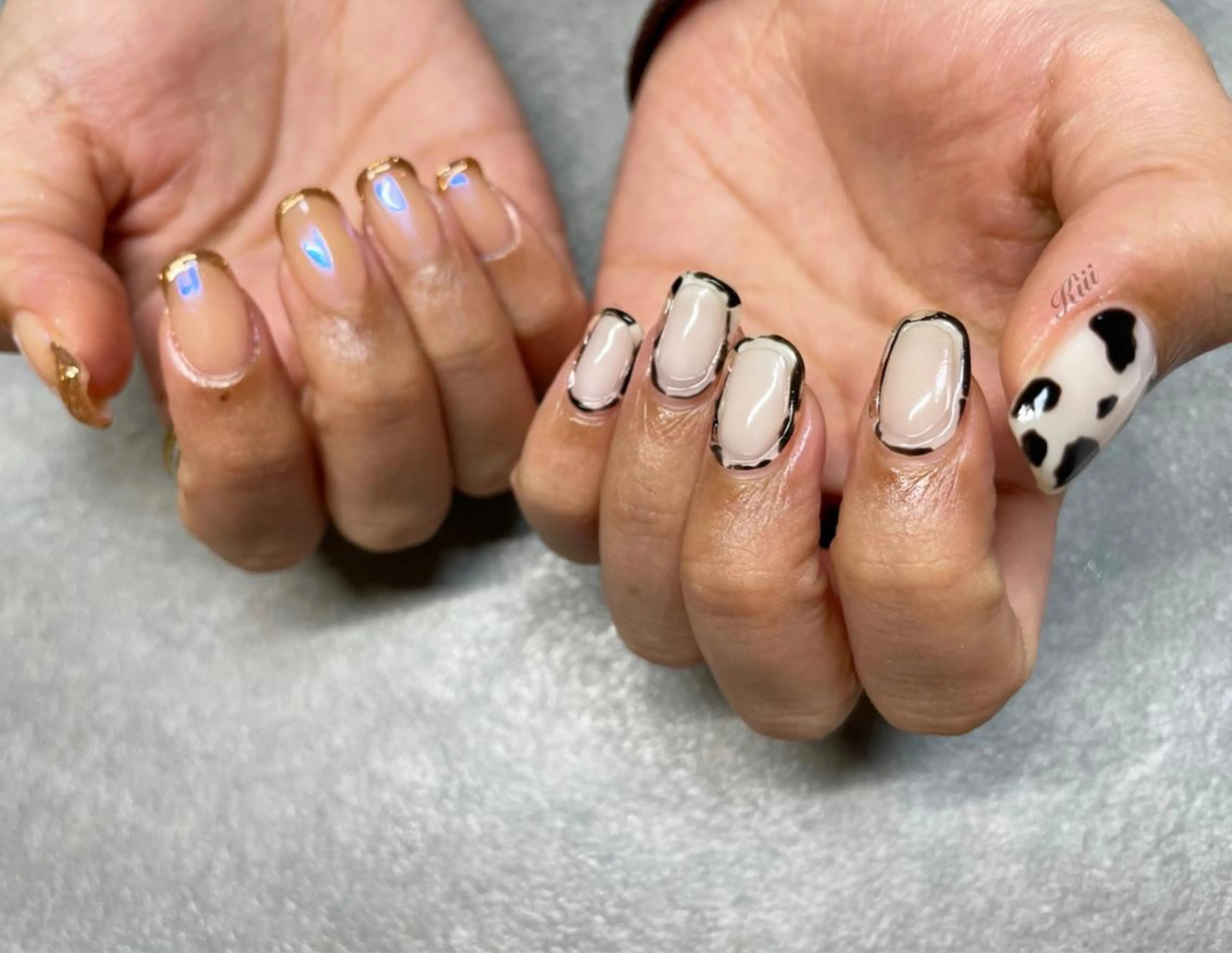 ネイル ハンドネイル フットネイル kiii.__ ✴︎*のネイルデザイン