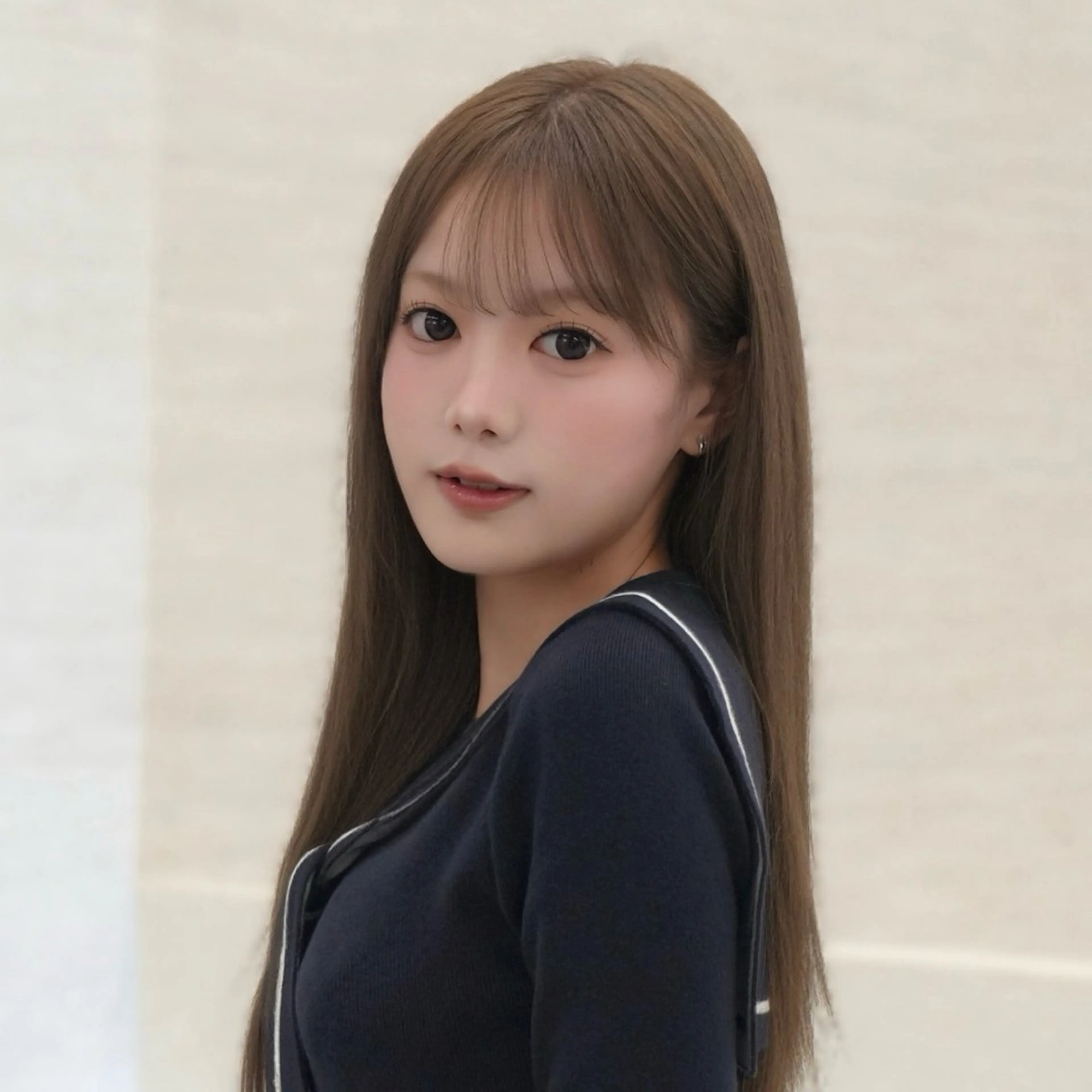 ロング ヘアカラー トリートメント 韓国ヘア/レイヤー/ 透明感カラー/SHUのヘアスタイル