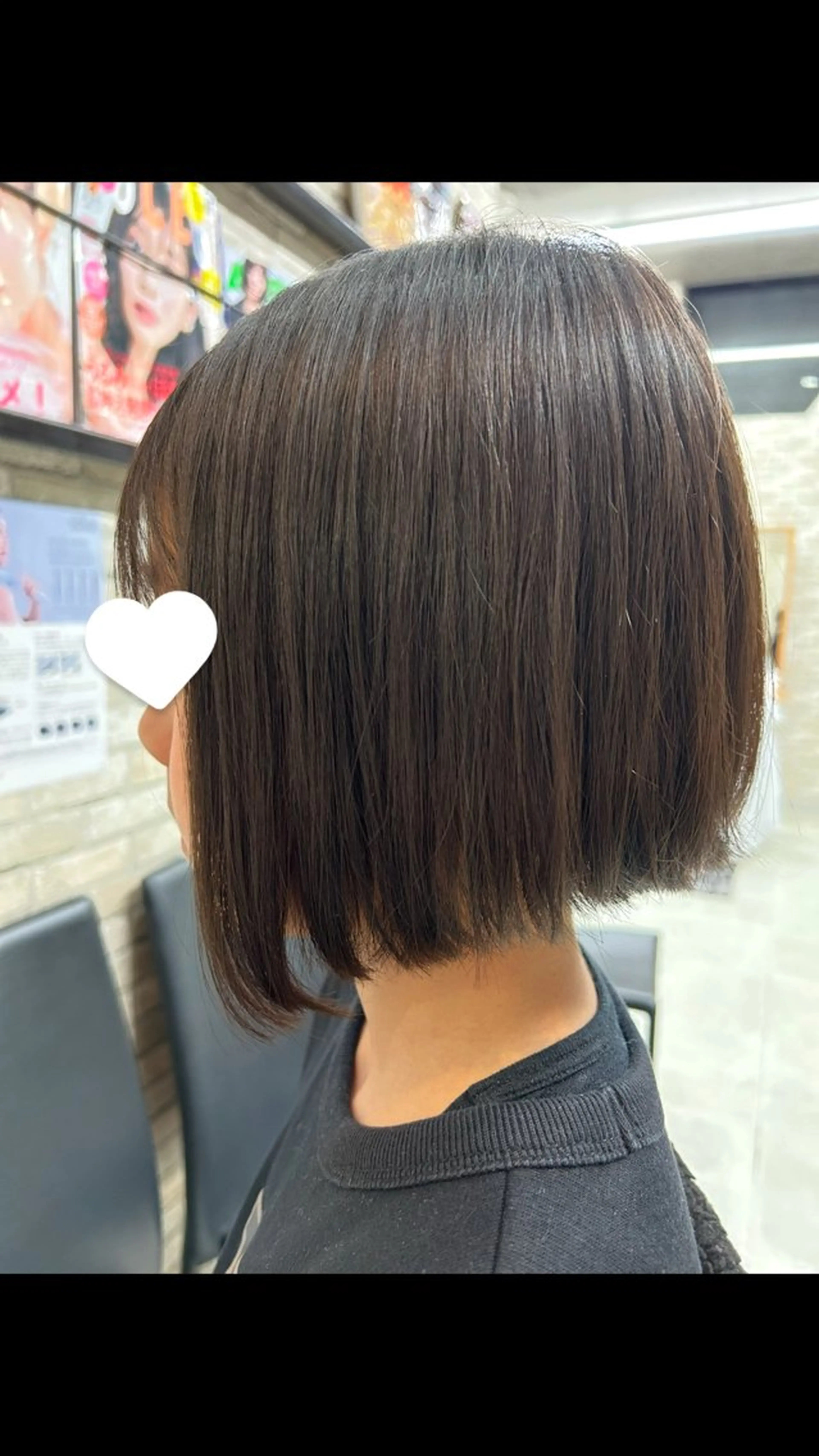ショート ボブ 顔周りカット かわはら ゆわのヘアスタイル