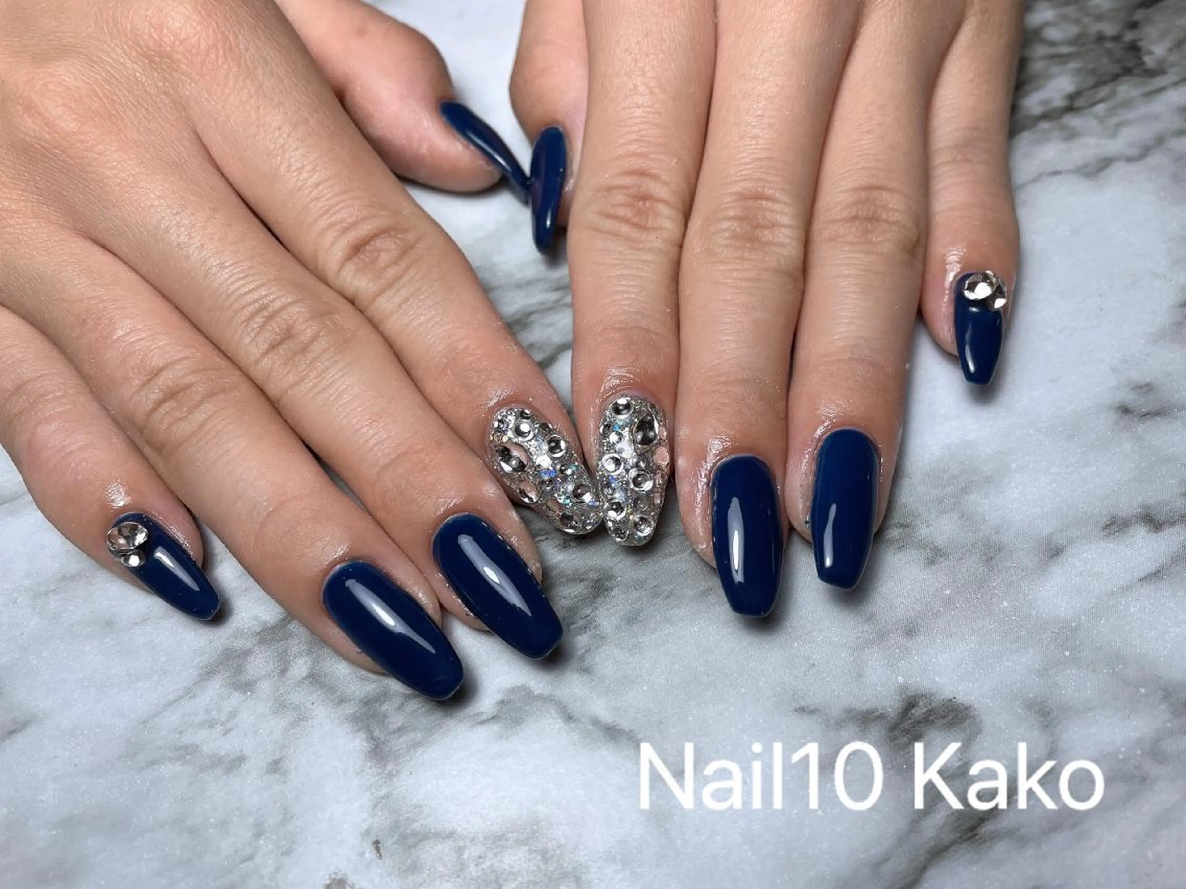 ネイル ストーンネイル Nail10 Kakoのネイルデザイン
