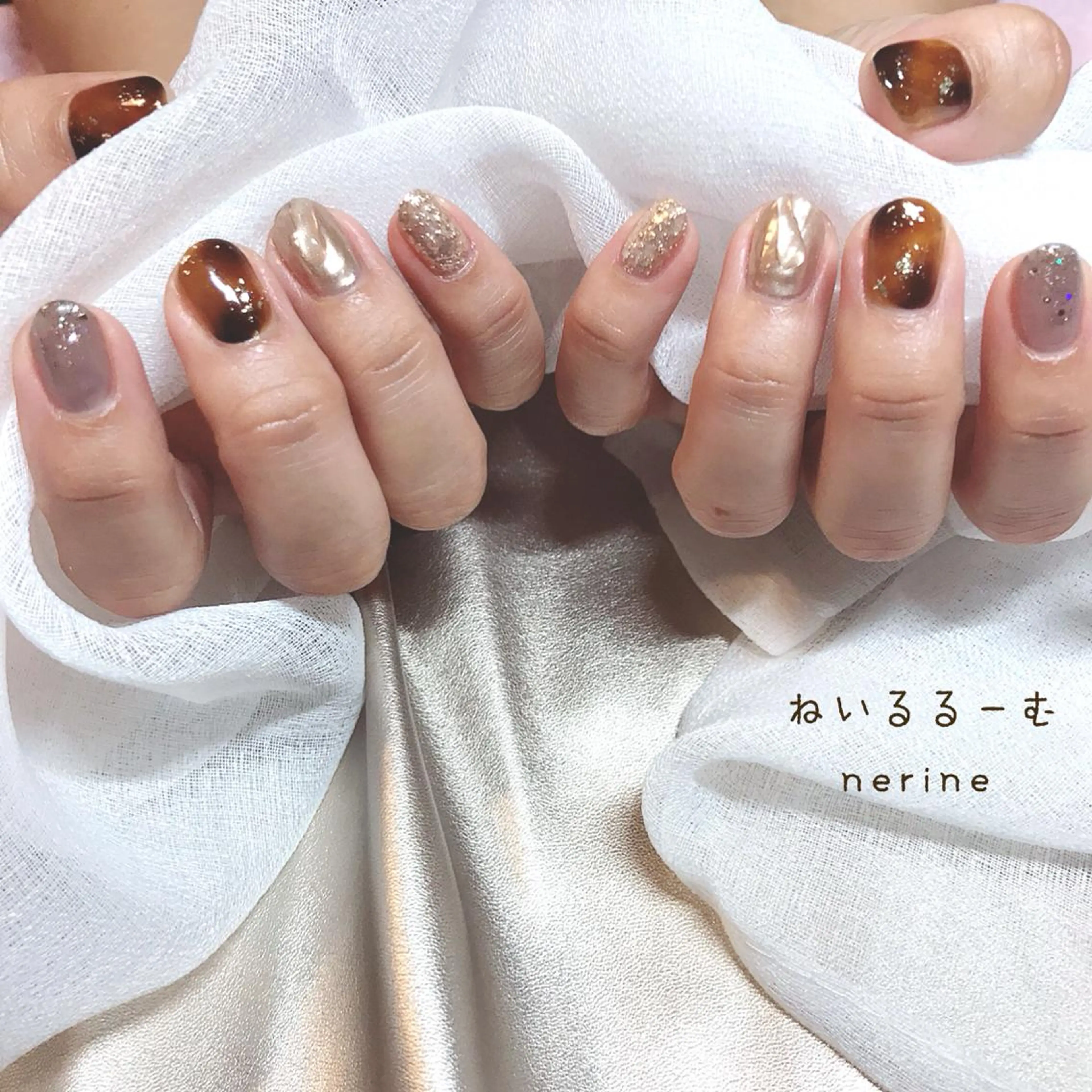 ネイル フットネイル ジェルネイル ニュアンスネイル シンプルネイル ストーンネイル NAILST Naomiのネイルデザイン