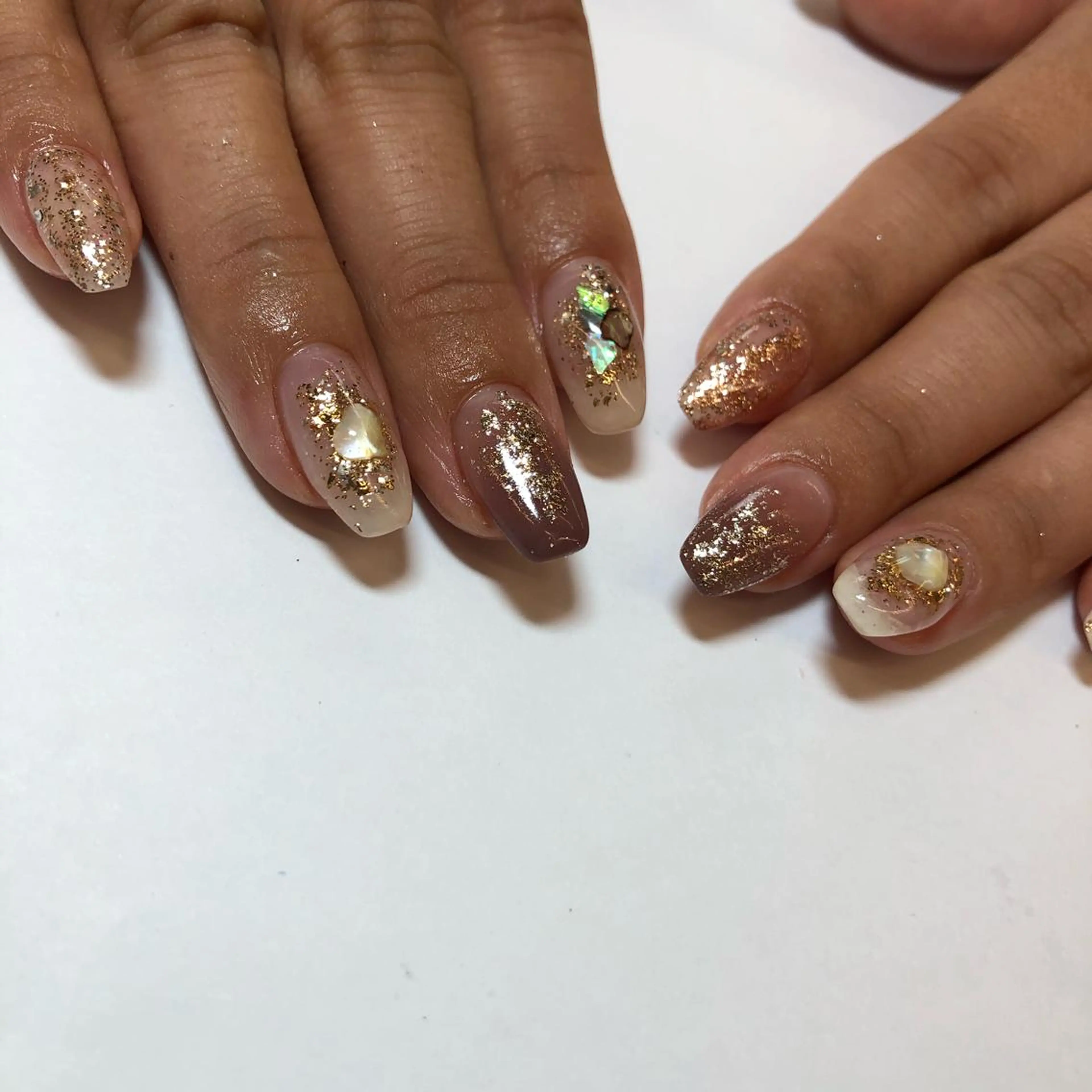 ネイル 持ち込み ハンドネイル 587nail *のネイルデザイン