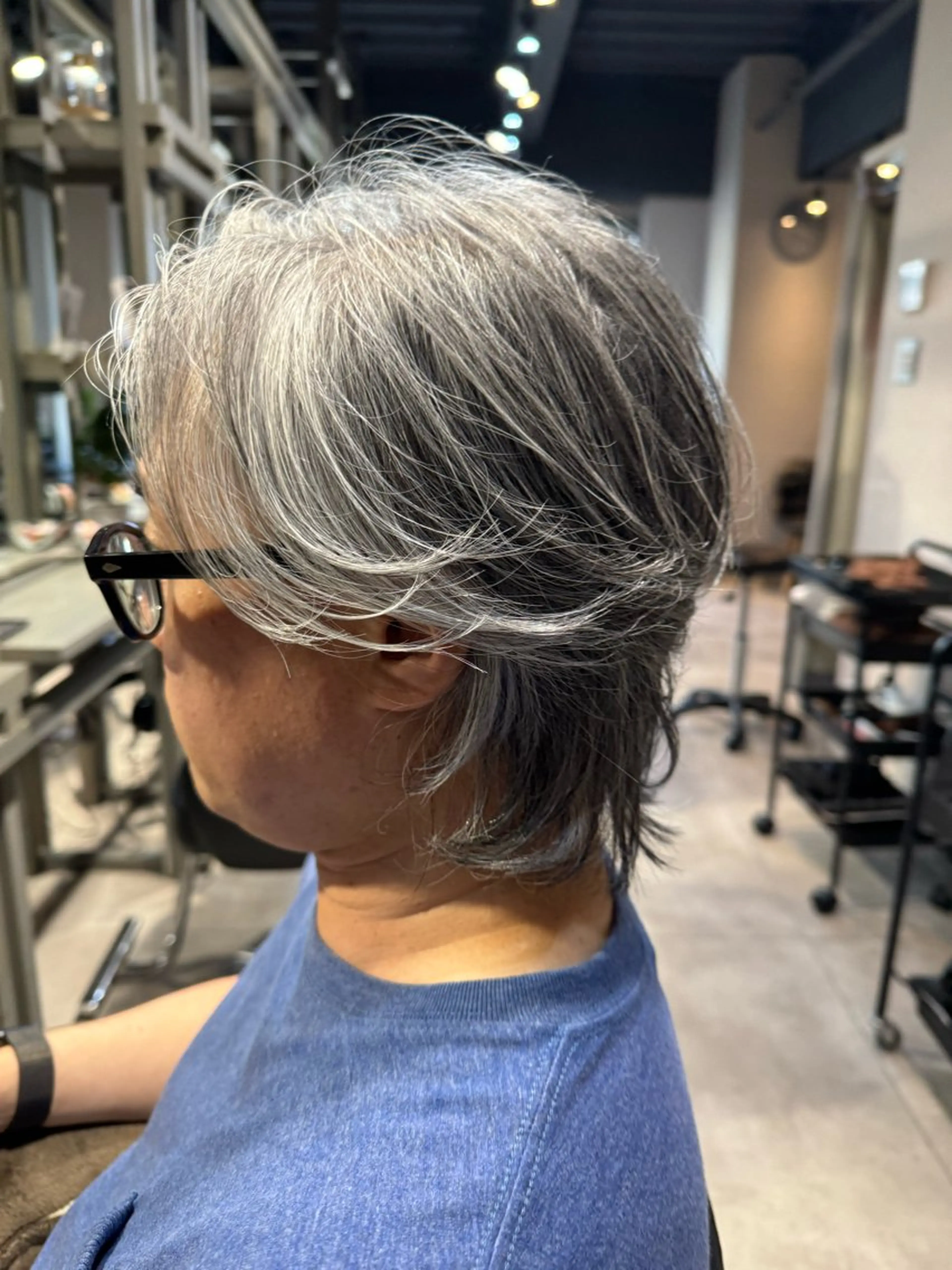 ミディアム メンズ メンズウルフカット ウルフカット カット Dxxxx III所属・女性目線の大人 メンズ*Ayakaのヘアスタイル