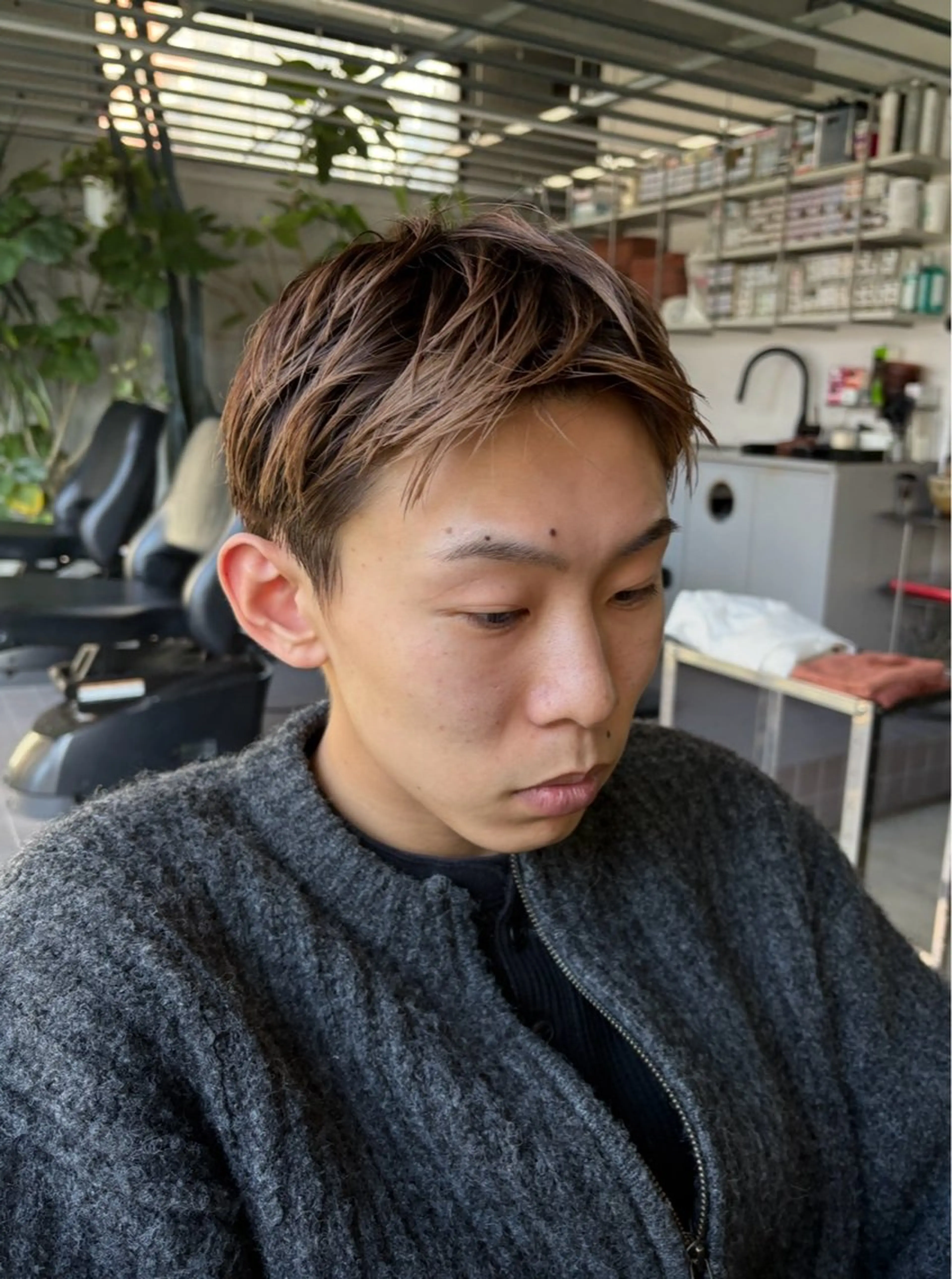 メンズ フジイ トワのヘアスタイル