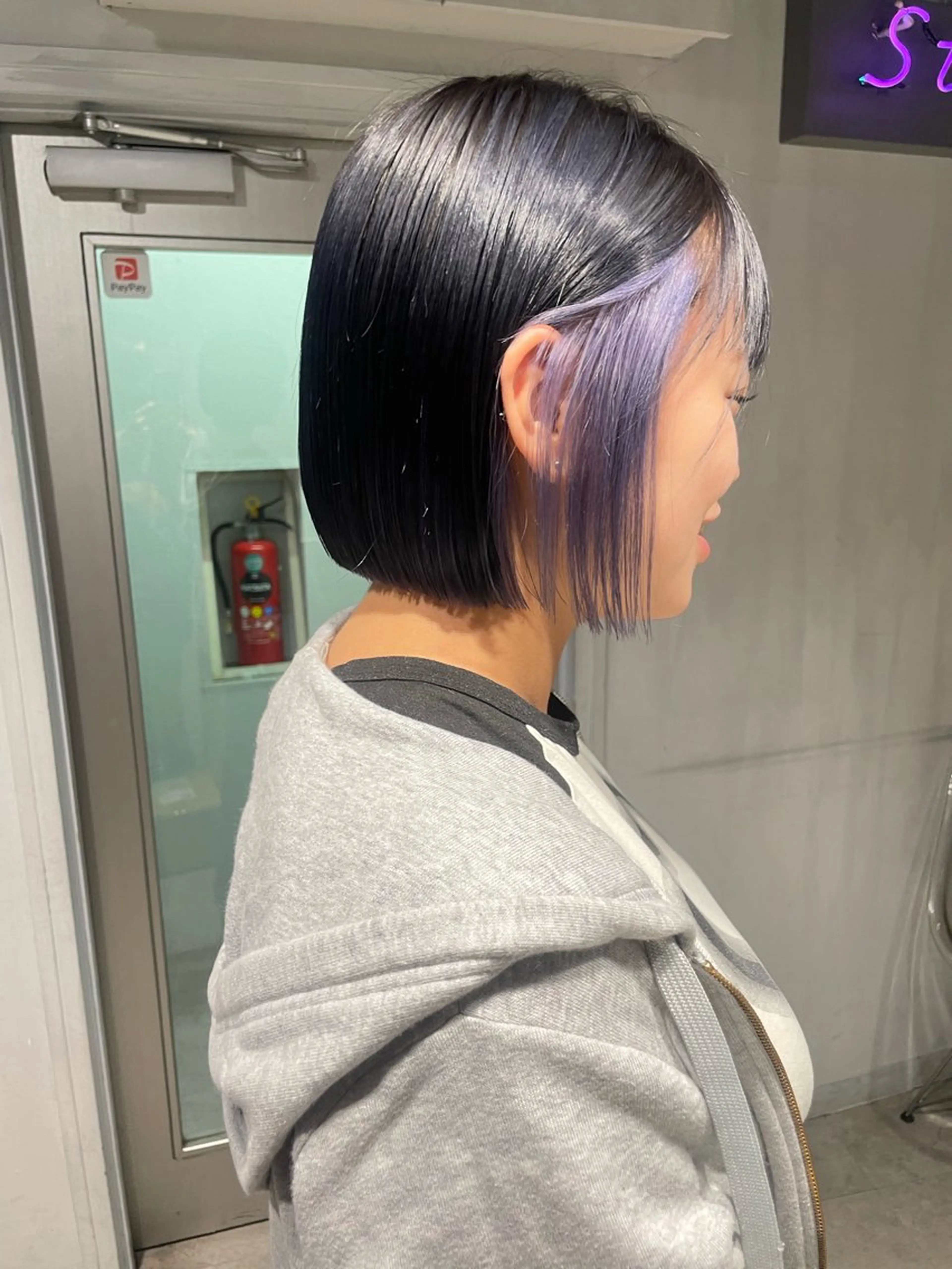 ショート カラー ヘアカラー トリートメント ヘッドスパ 🦋ハイトーンボブ ショート🦋トシキのヘアスタイル