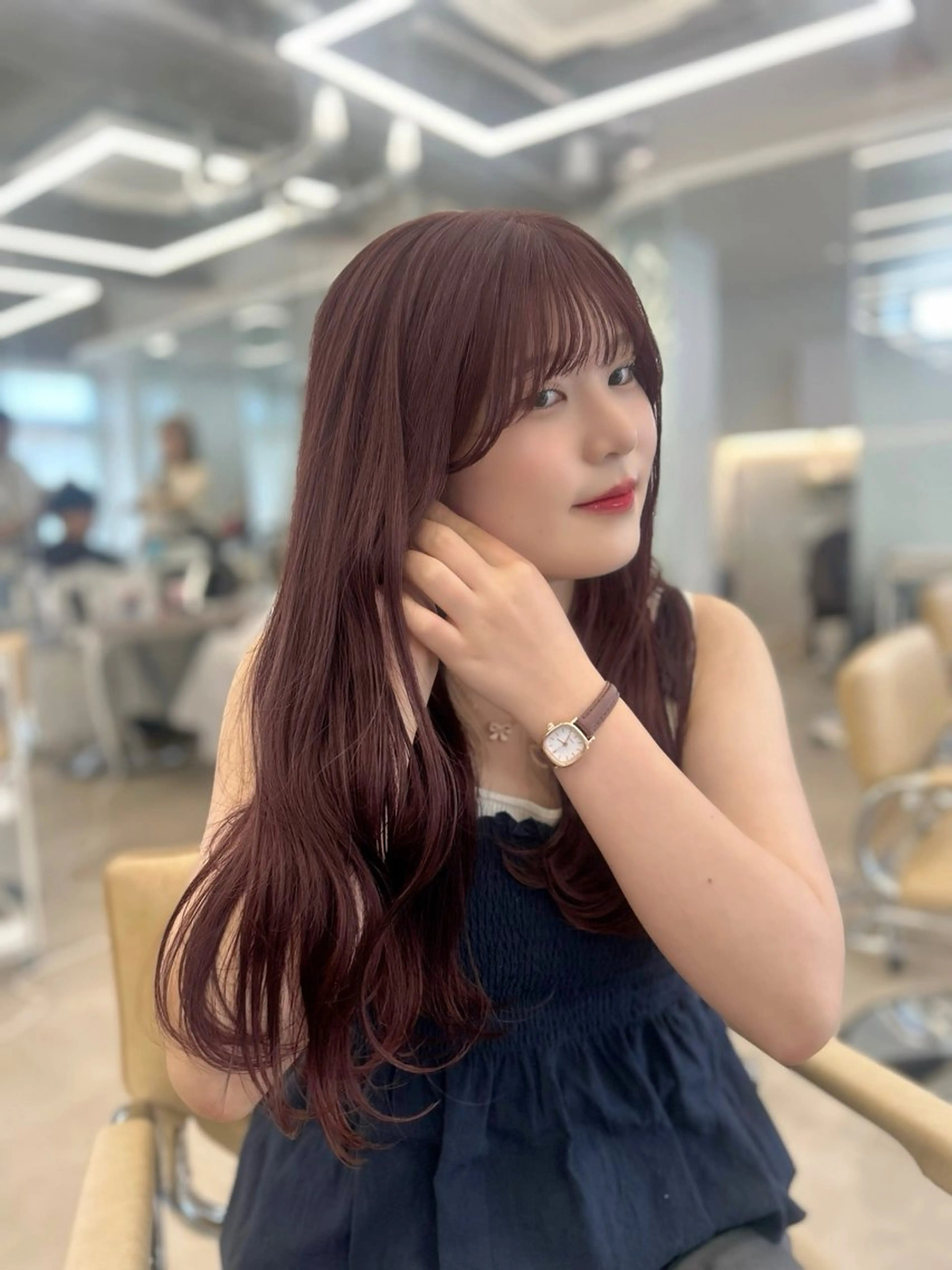 ⟡.·前髪顔周りカット＋ワンカラー＋treatment ⟡.·の写真