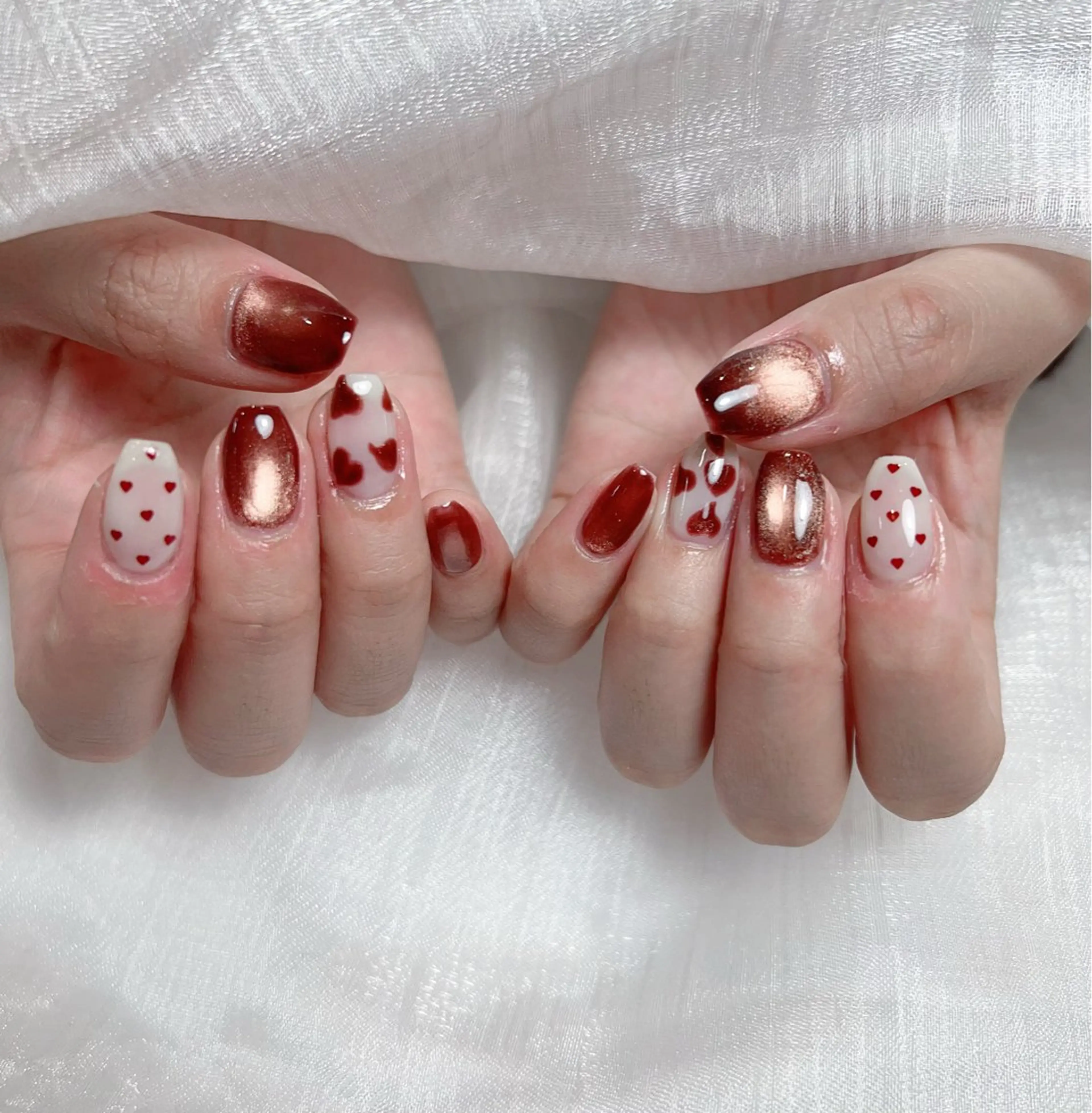 ネイル アートネイル チークネイル 長さ出し フットネイル フレンチネイル ハンドネイル RiRi ネイル/マツエクのネイルデザイン