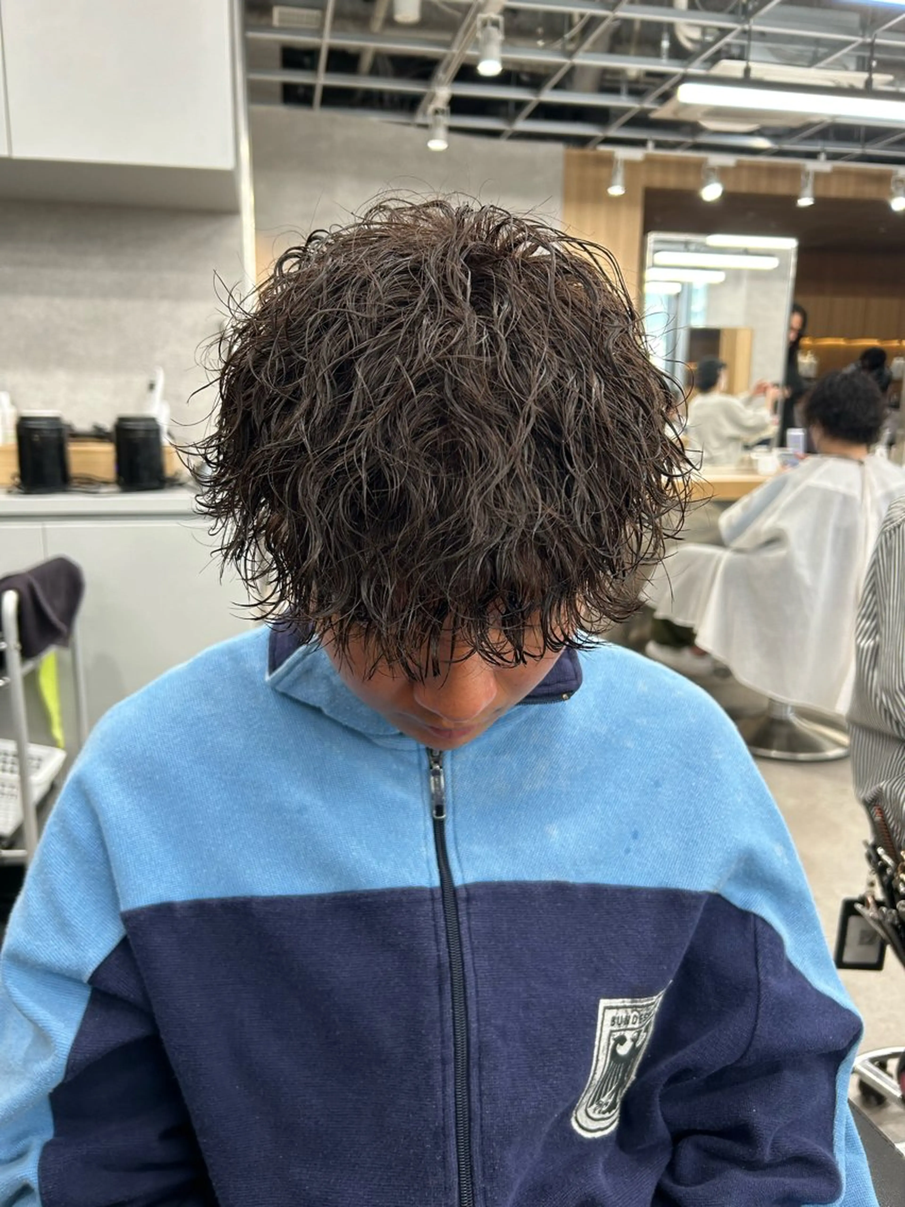 パーマ メンズ カット パーマ トリートメント ヘッドスパ ヘアセット イケメン製造機 🔥上原沙羅🔥のヘアスタイル