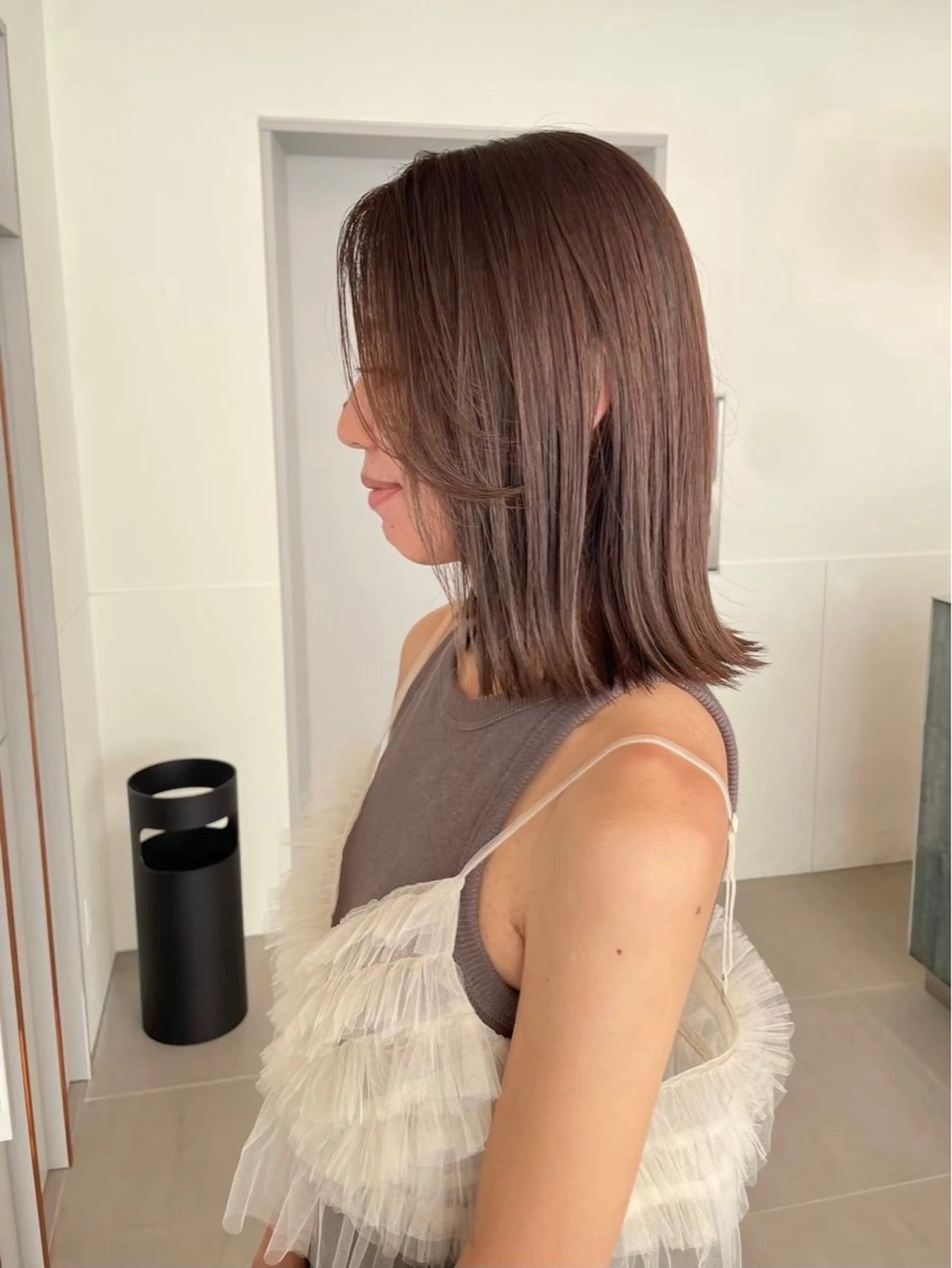 ミディアム カラー 透けるカラー🫧 Memi🎀のヘアスタイル