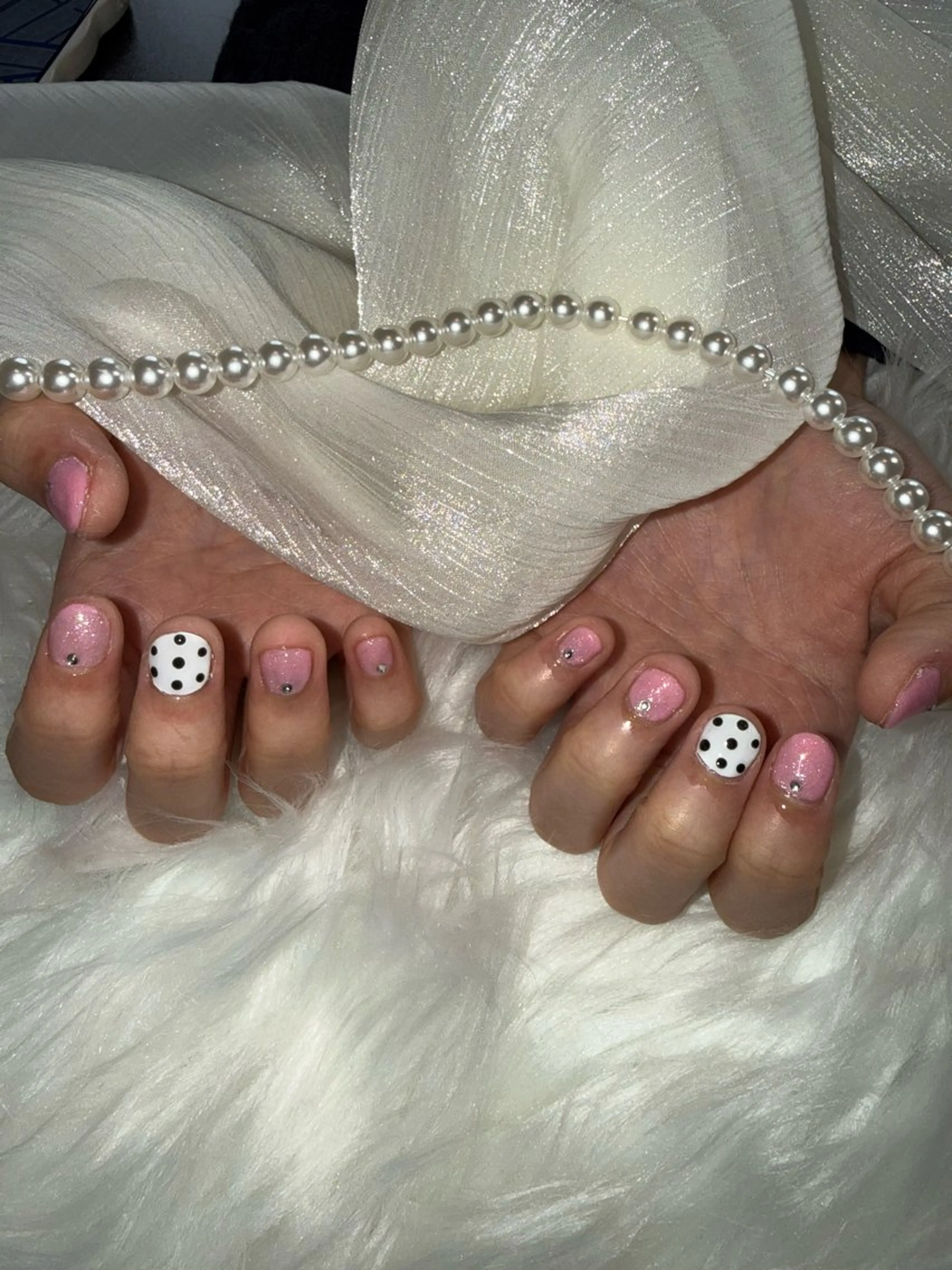 ネイル ドット 春ネイル ハンドネイル nail NaNamiのネイルデザイン