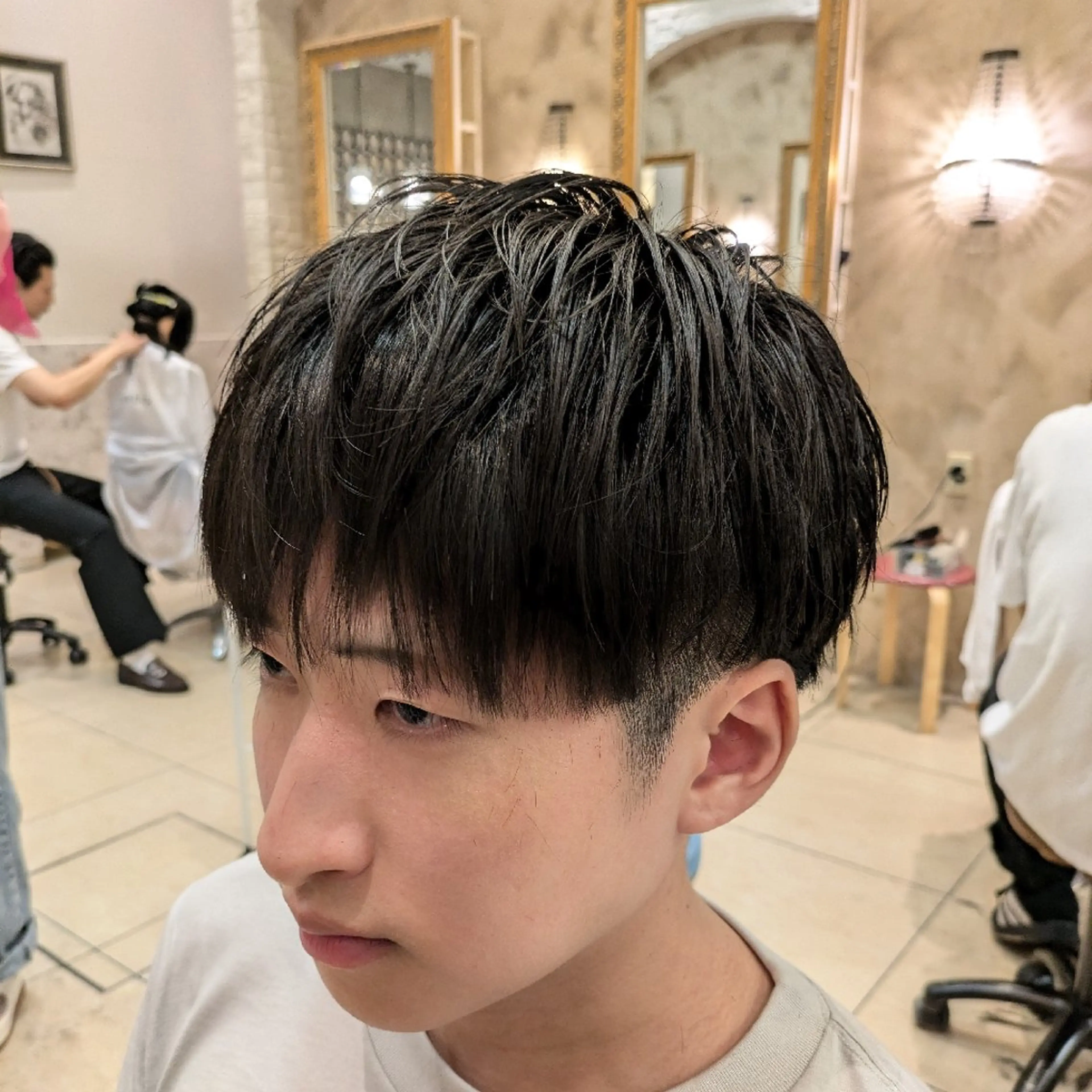 メンズ 田中 秋水のヘアスタイル