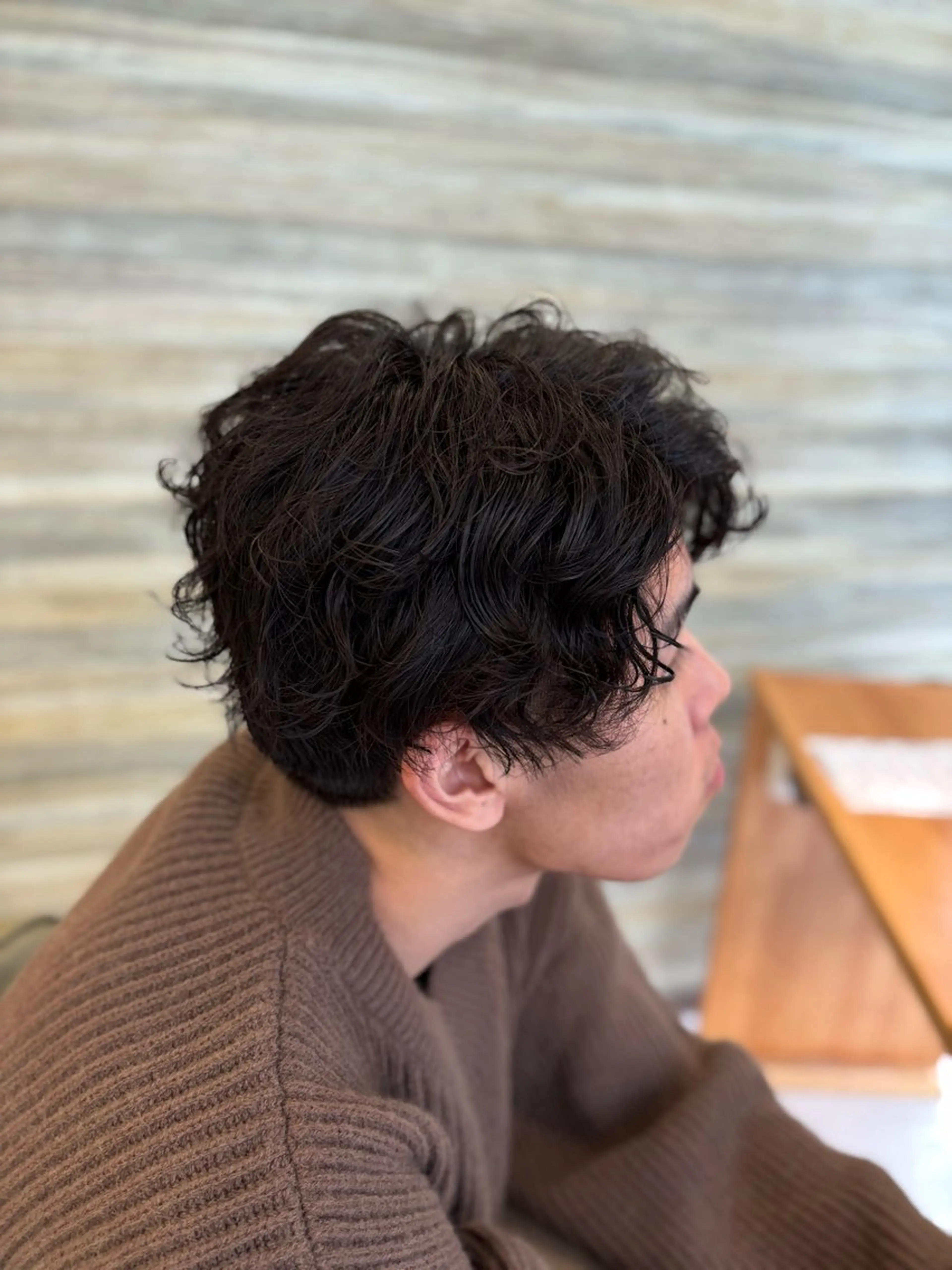 ショート パーマ 謝花 萌のヘアスタイル